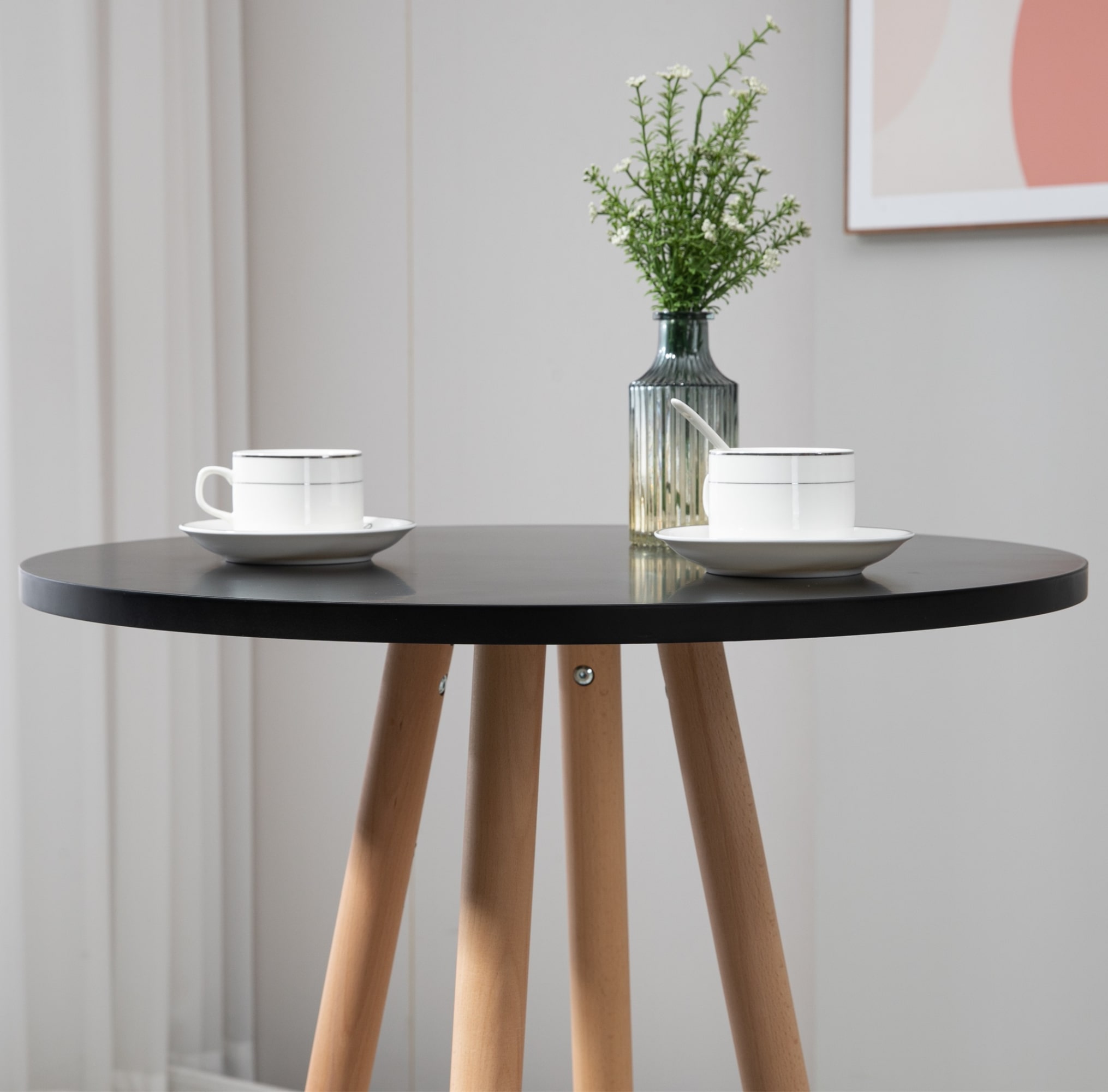 Table haute de bar Livia en Bois