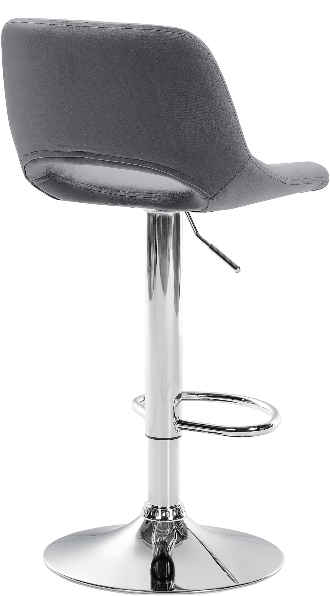 Lot de 2 tabourets de bar Camden velours