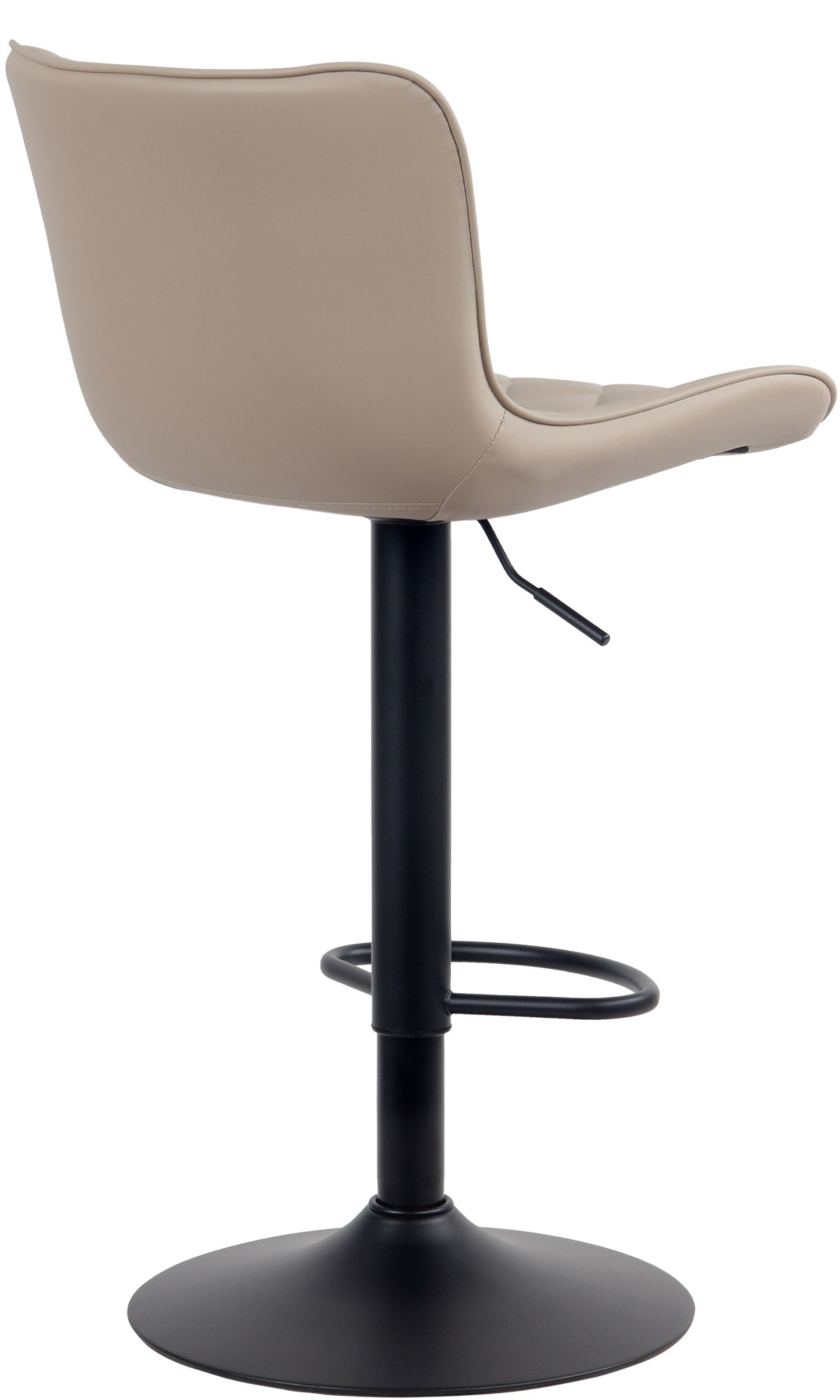 Lot de 2 Tabourets de bar Emma Pied Métal Hauteur Réglable Pivotant