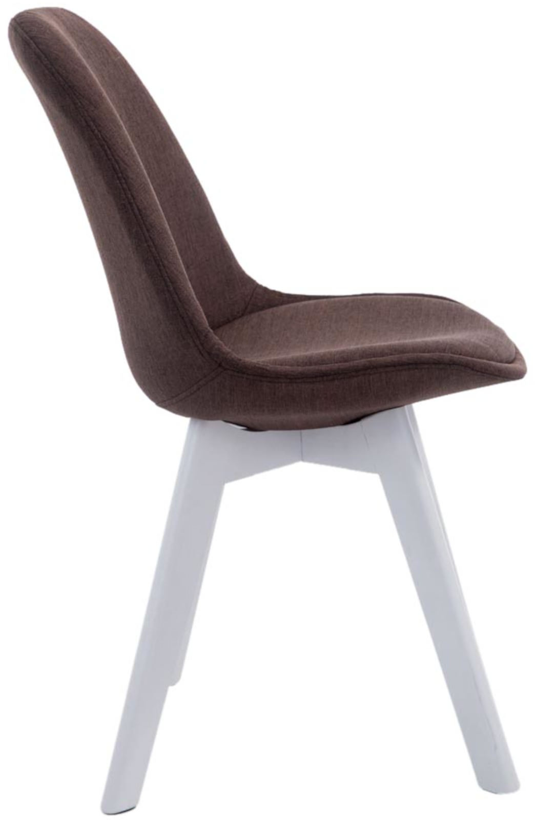 Lot de 4 chaises de salle à manger Borneo V2 en Tissu