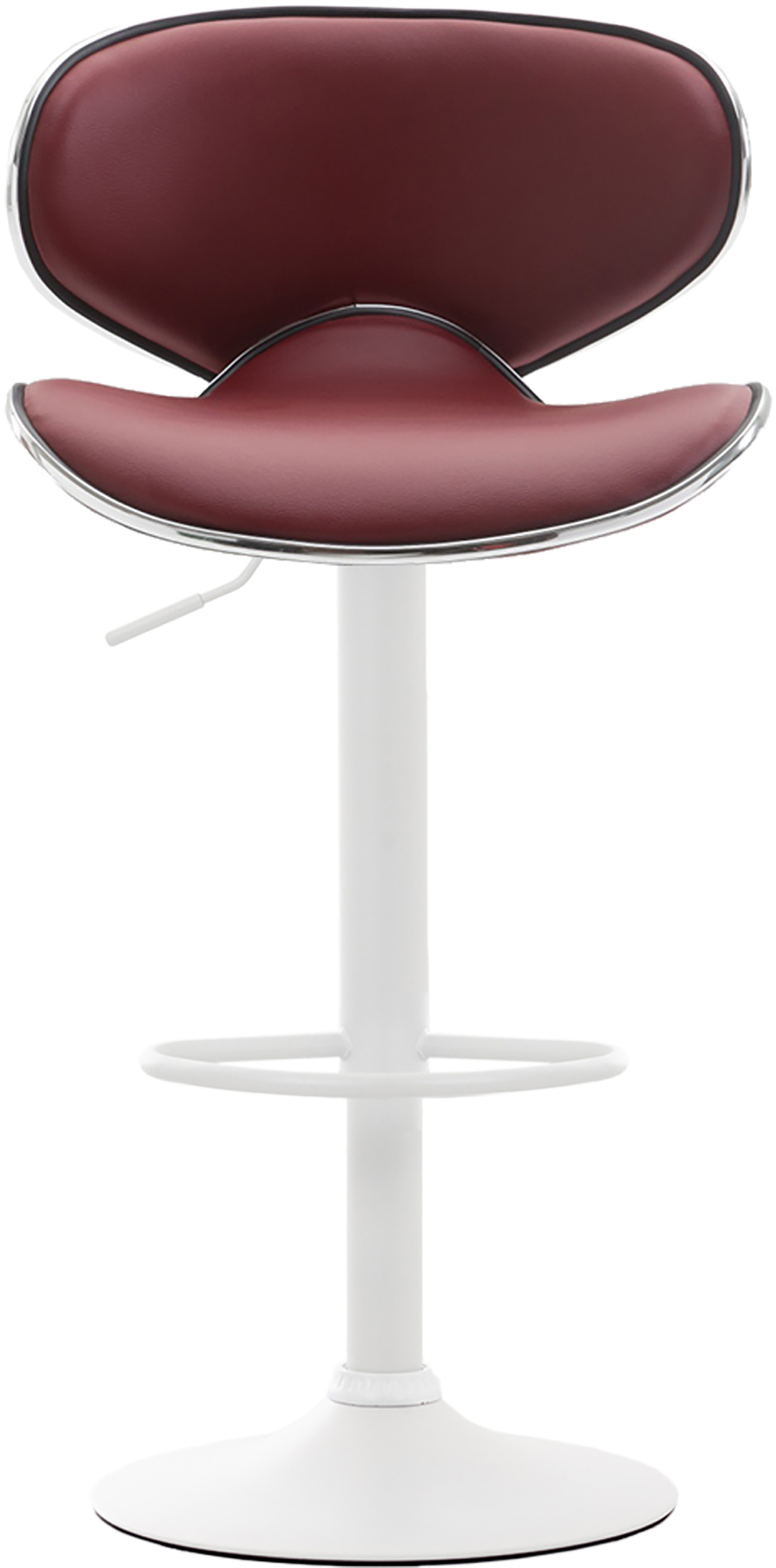 Tabouret de bar Las Vegas V2 similicuir avec pied en métal