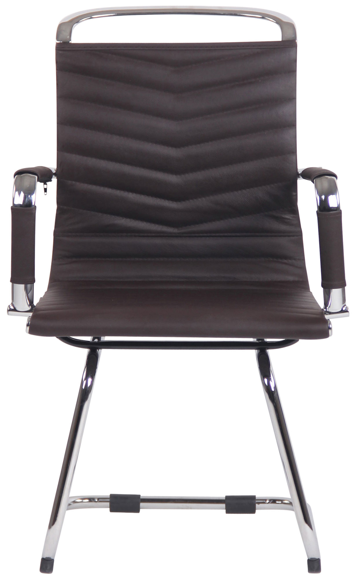 Chaise de visiteur Burnley en Similicuir ou Véritable Cuir