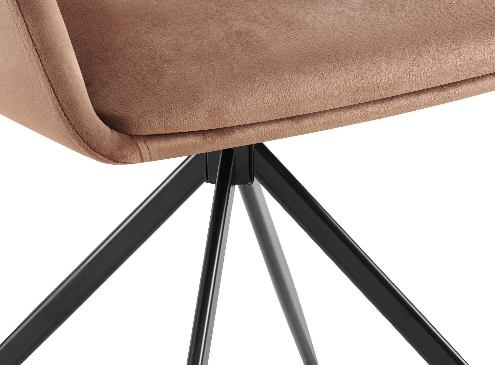 Chaise de salle à manger Olema velours