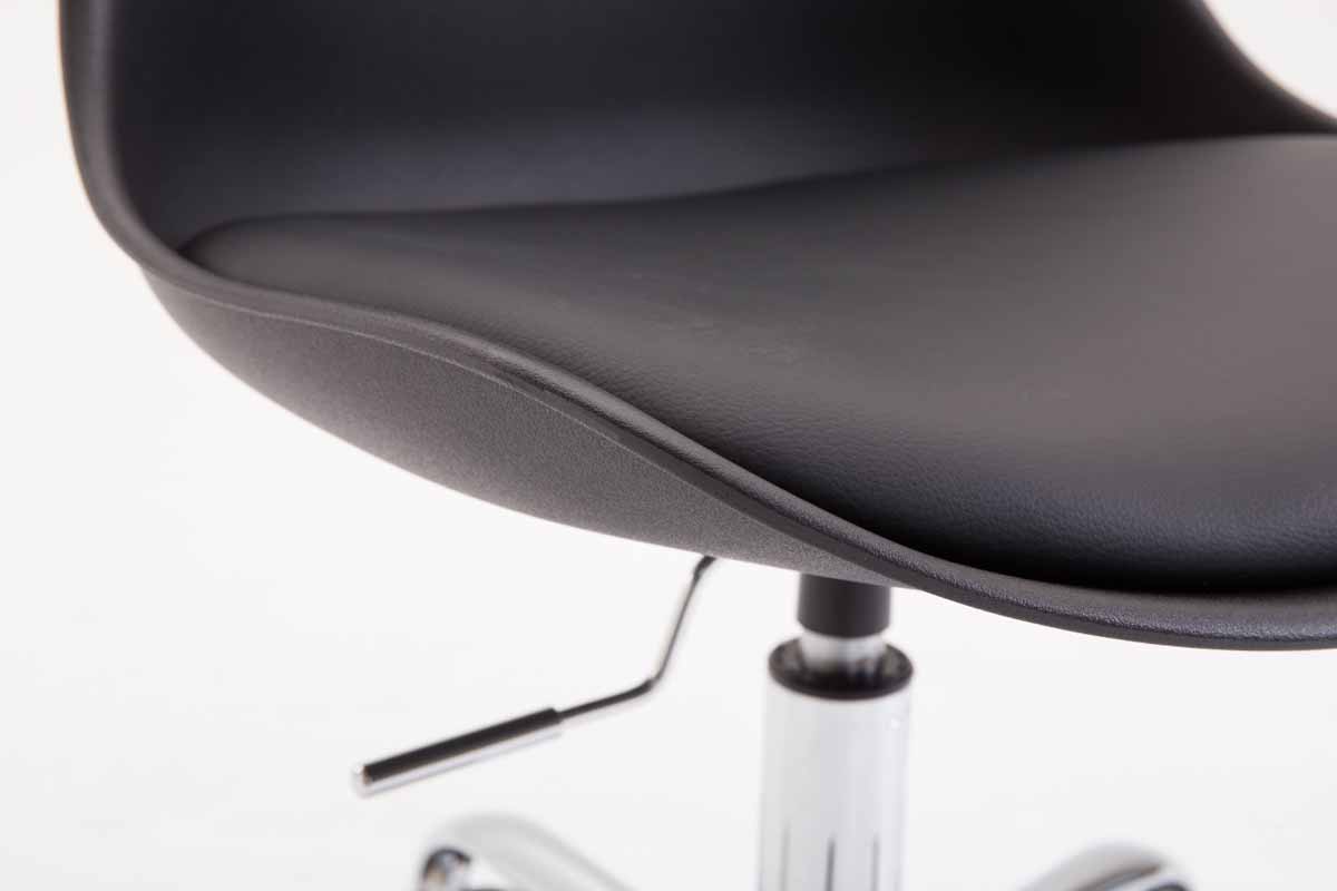 Chaise de bureau Toulouse à coque en plastique