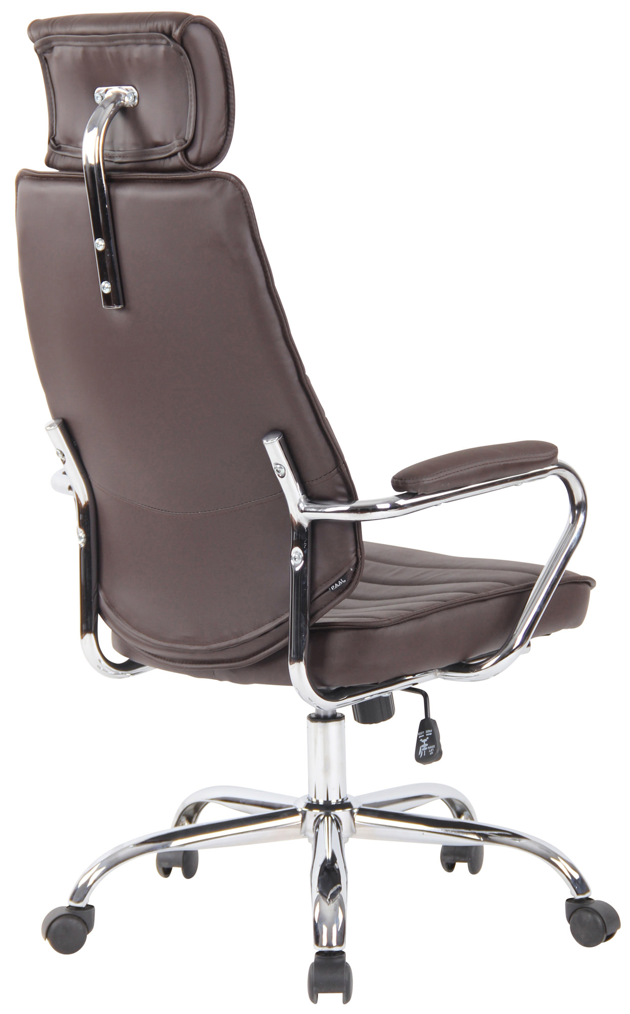 Fauteuil de bureau  Rako en véritable cuir ajustable et pivotant