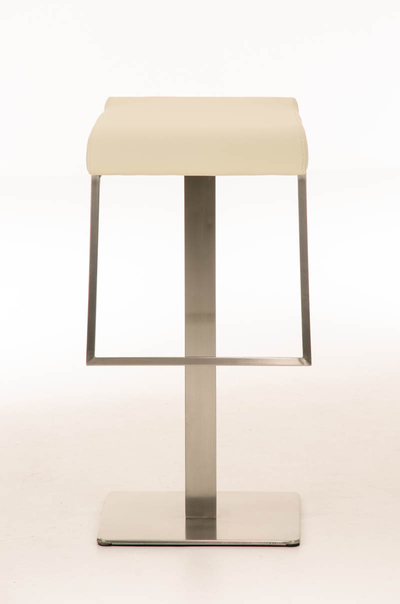 Tabouret de bar Lameng E78 en Similicuir pied en métal