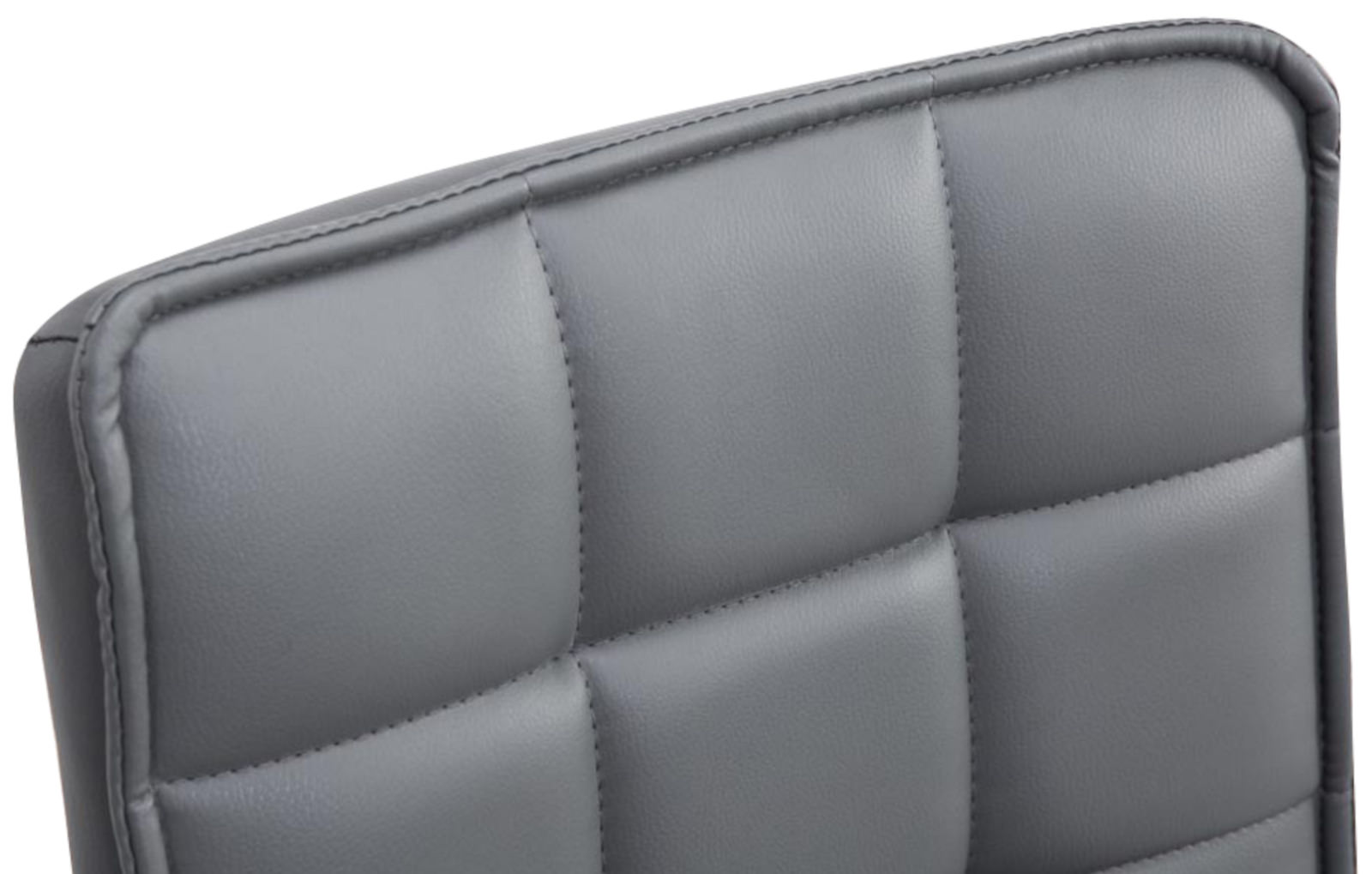 Lot de 2 chaises de salle à manger Peking V2 en similicuir pied trompette