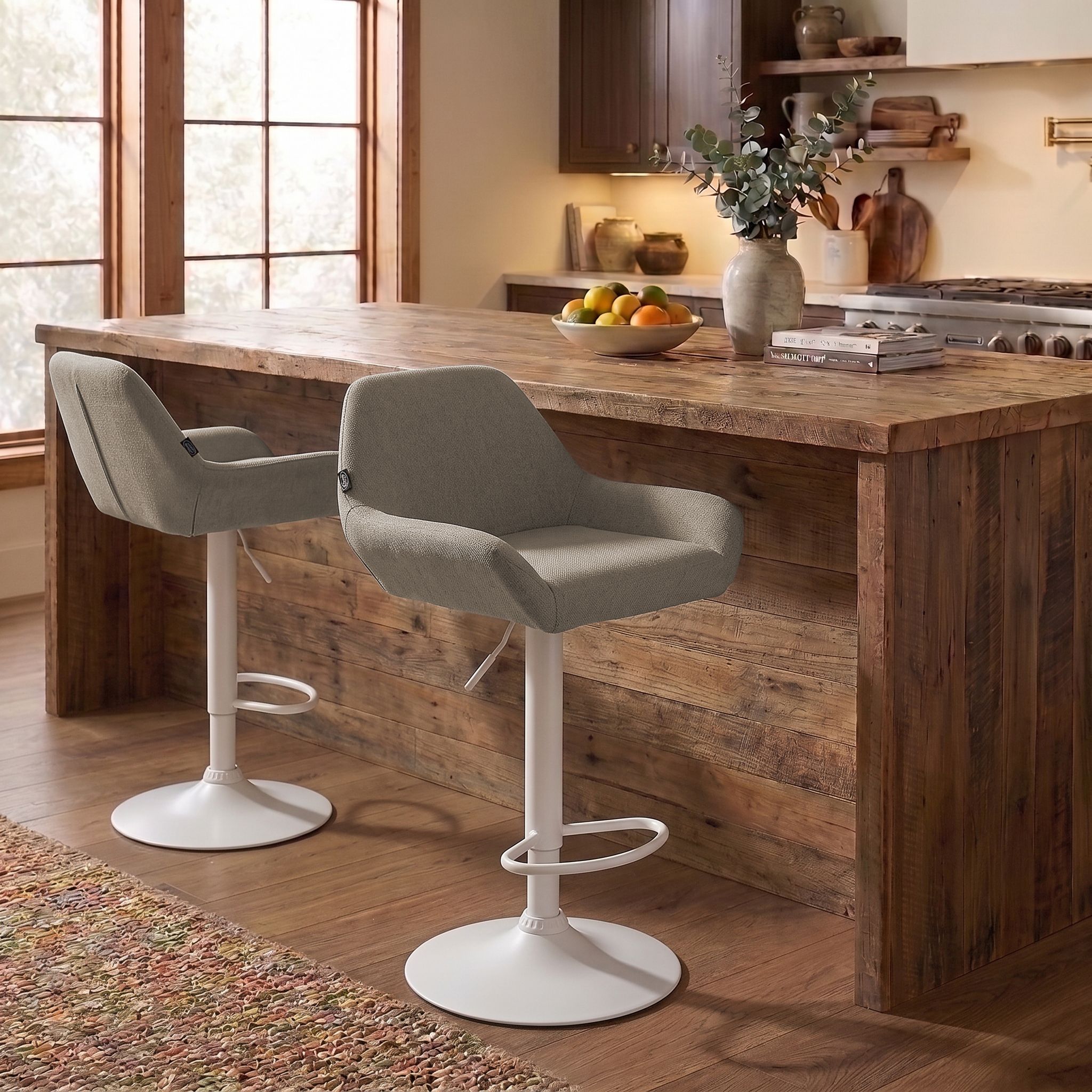 Tabouret de bar Braga tissu