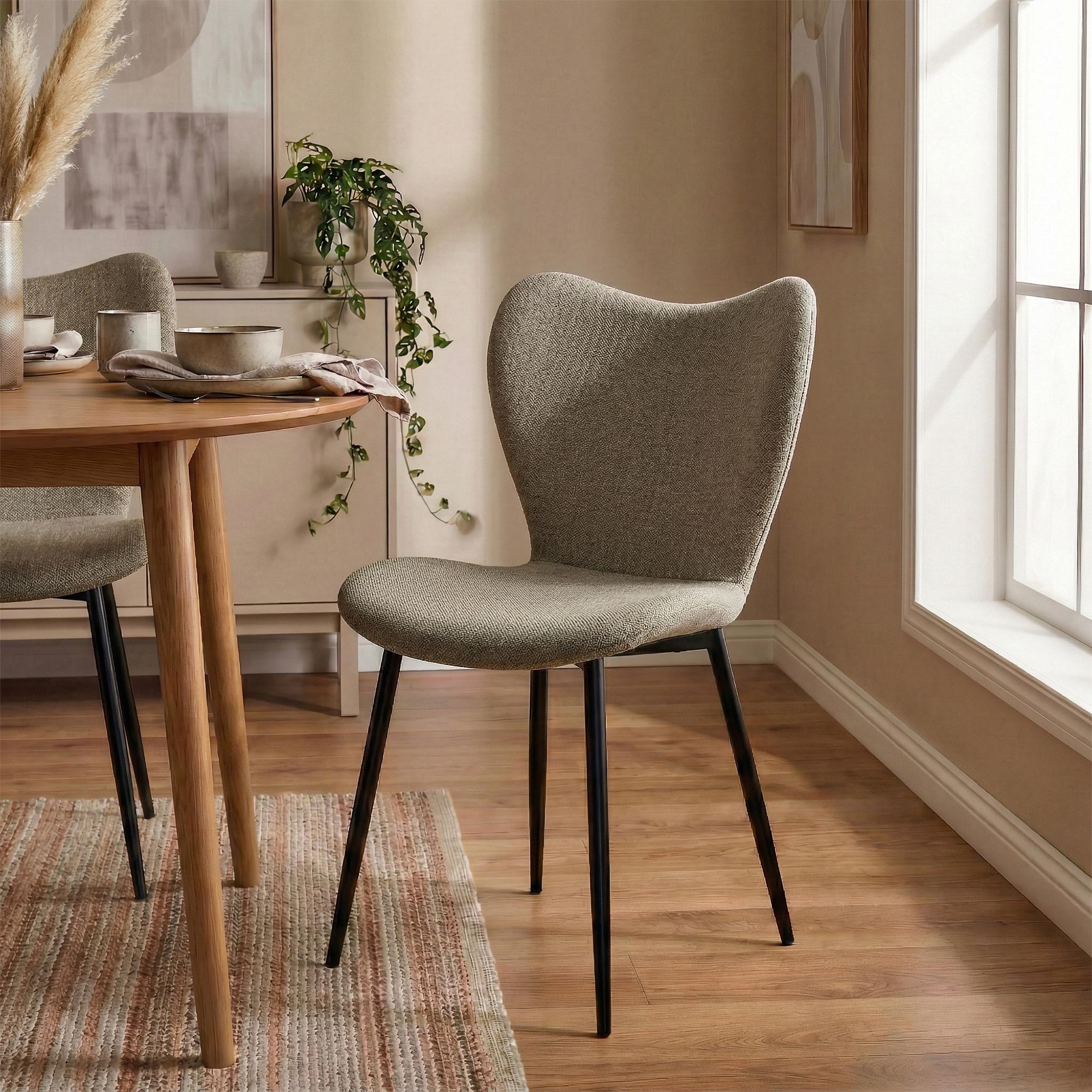 Lot de 2 Chaises de Salle a Manger Maika