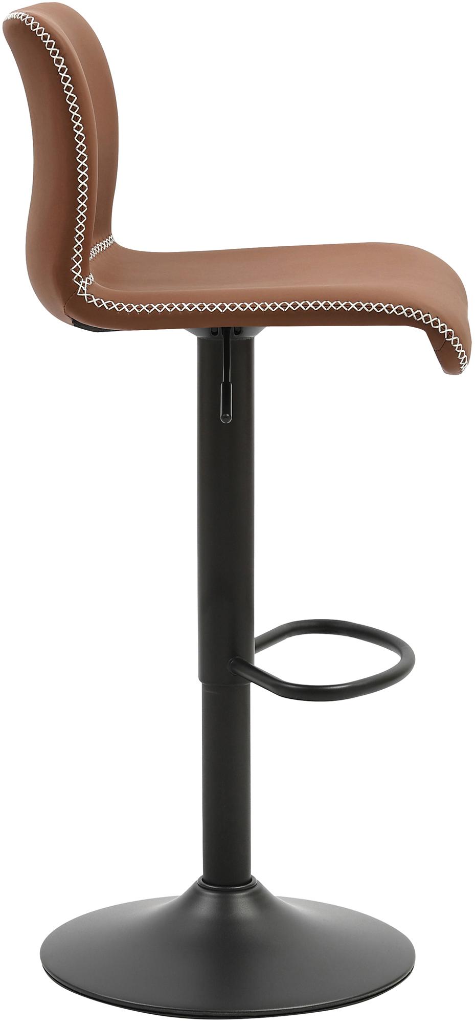 Lot de 2 tabourets de bar Henchy en similicuir