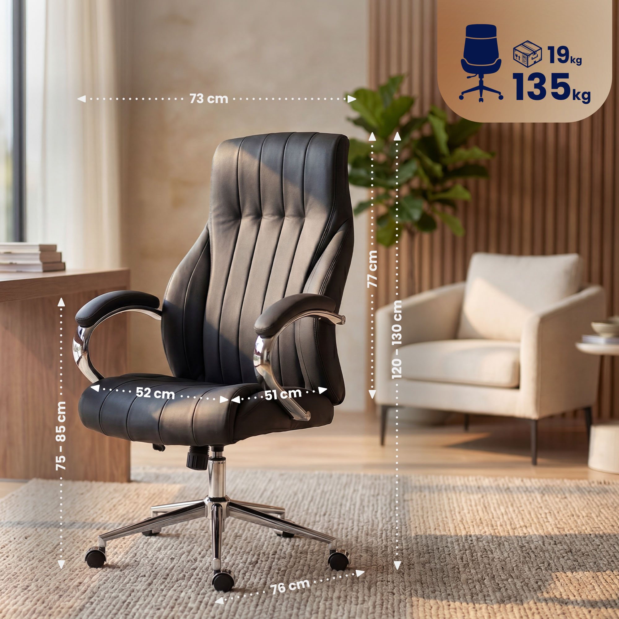 Chaise de bureau Wigan