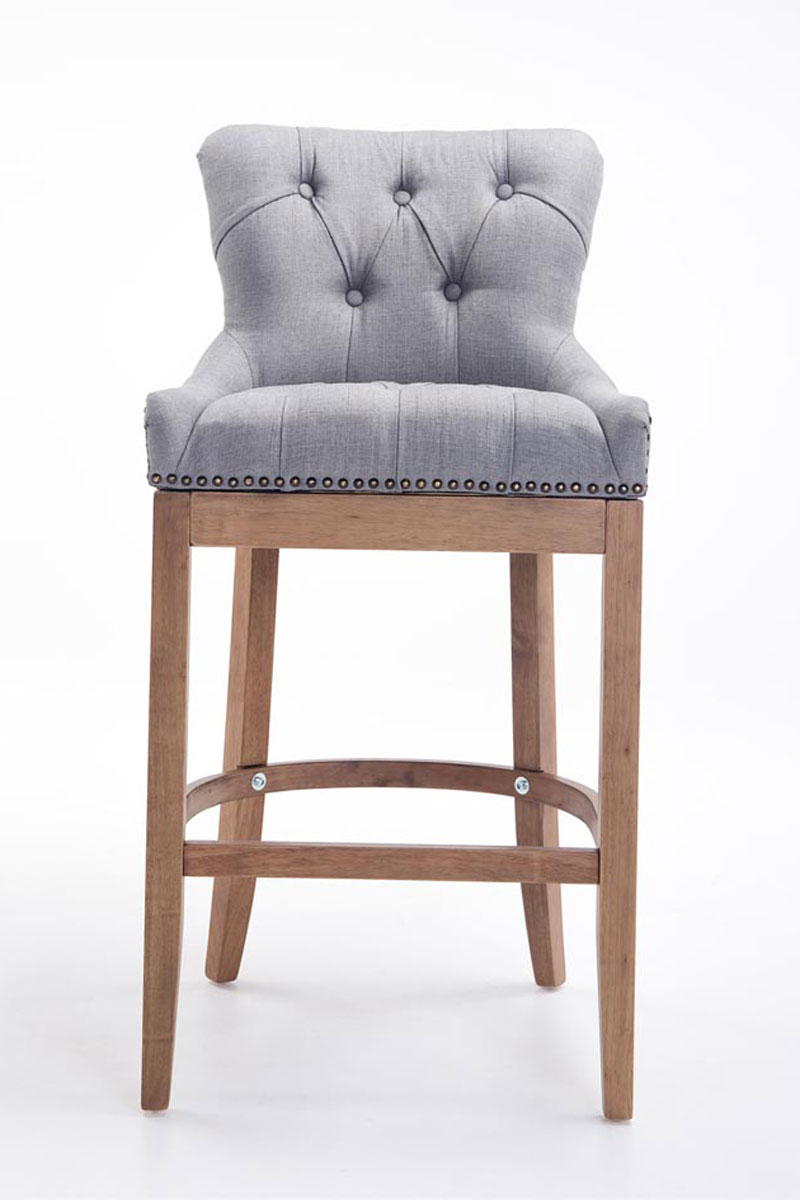 Lot de 2 Tabourets de Bar Lakewood en Tissu
