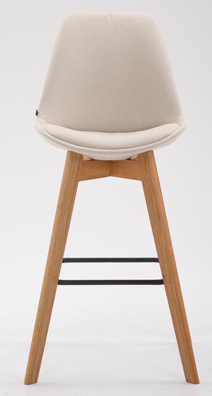 Lot de 2 tabourets de bar Metz en tissu