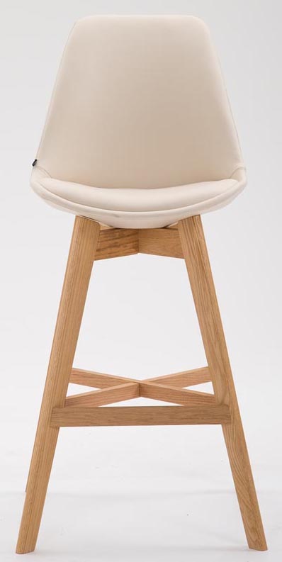 Lot de 2 tabourets de bar Cannes en similicuir