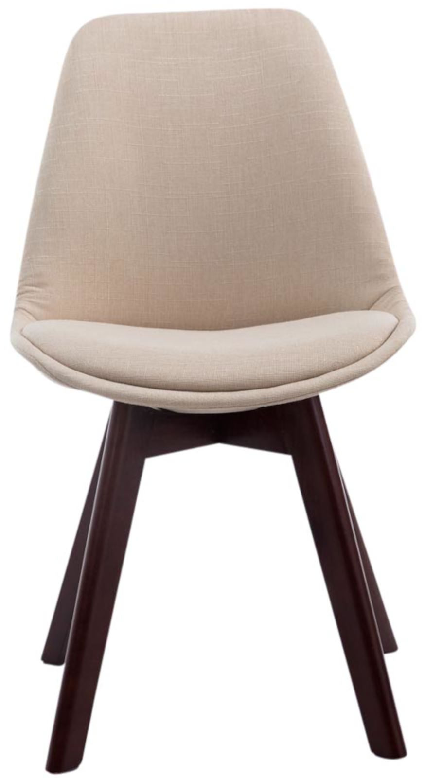Lot de 4 chaises de salle à manger Borneo V2 en Tissu
