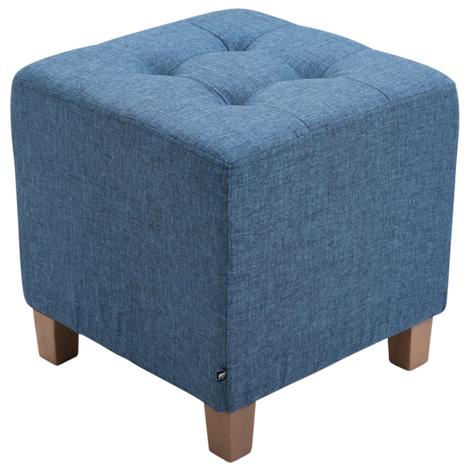 Lot de 2 tabourets bas Pharao en tissu