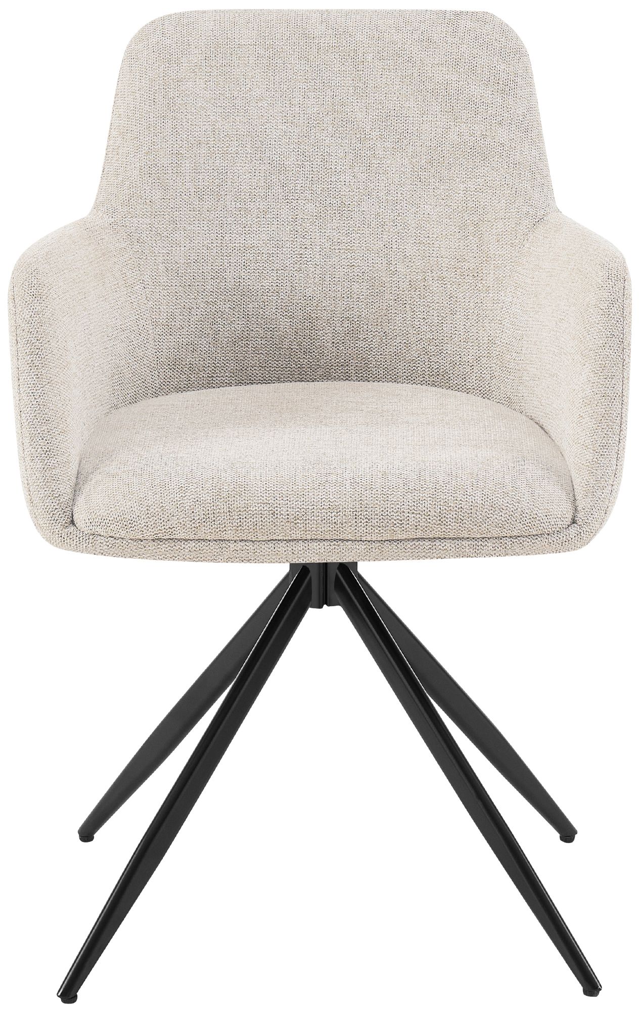 Chaise de salle a manger Olema en tissu