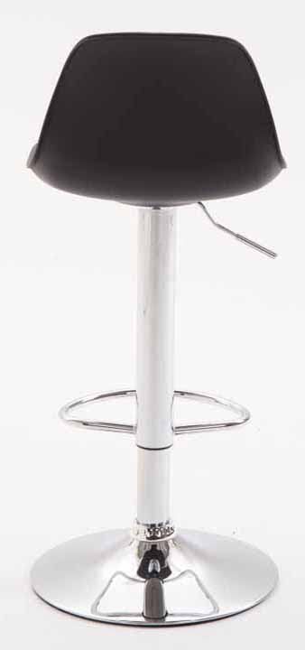Lot de 2 tabourets de bar Kiel similicuir et coque en plastique