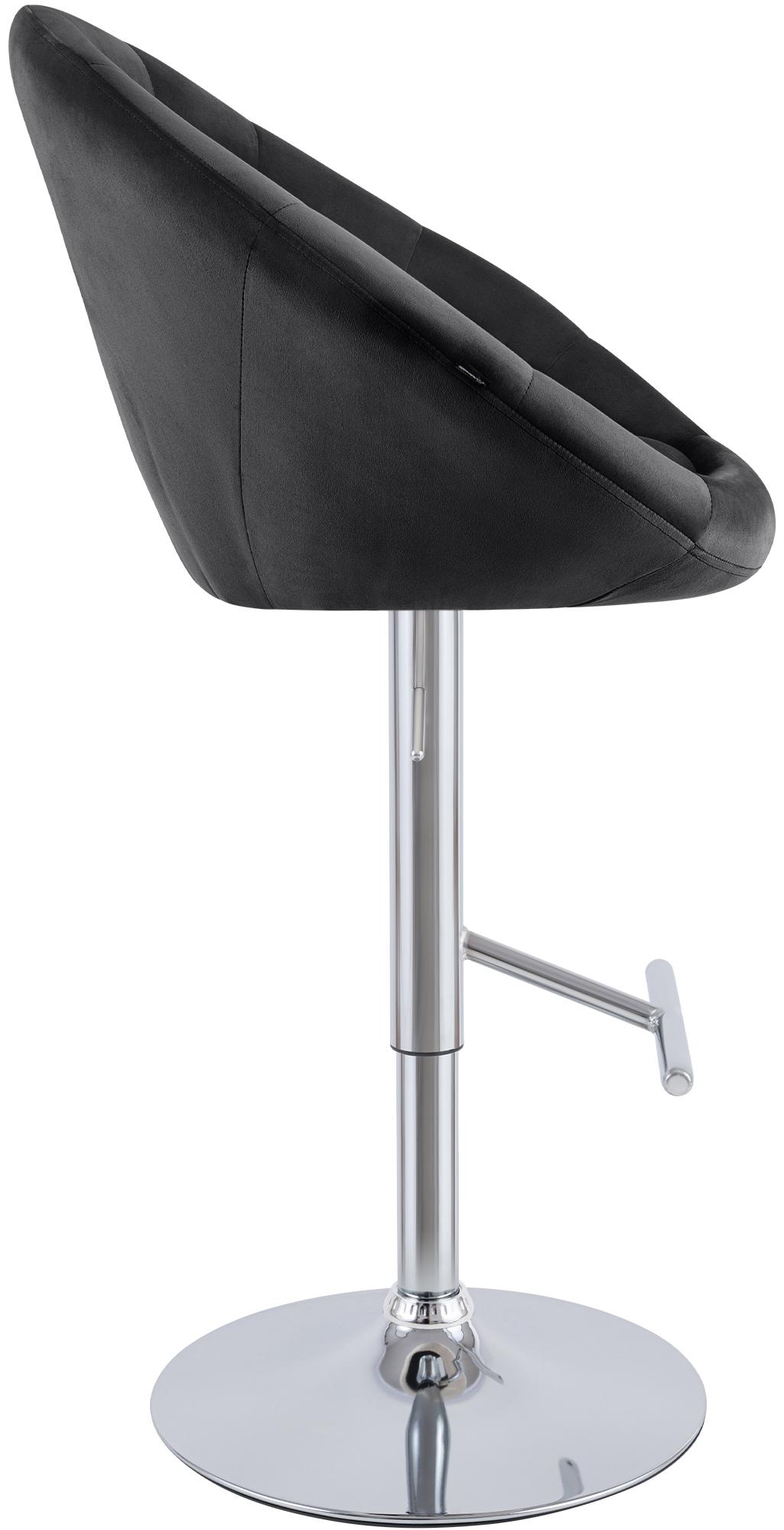 Tabouret de bar London en velours