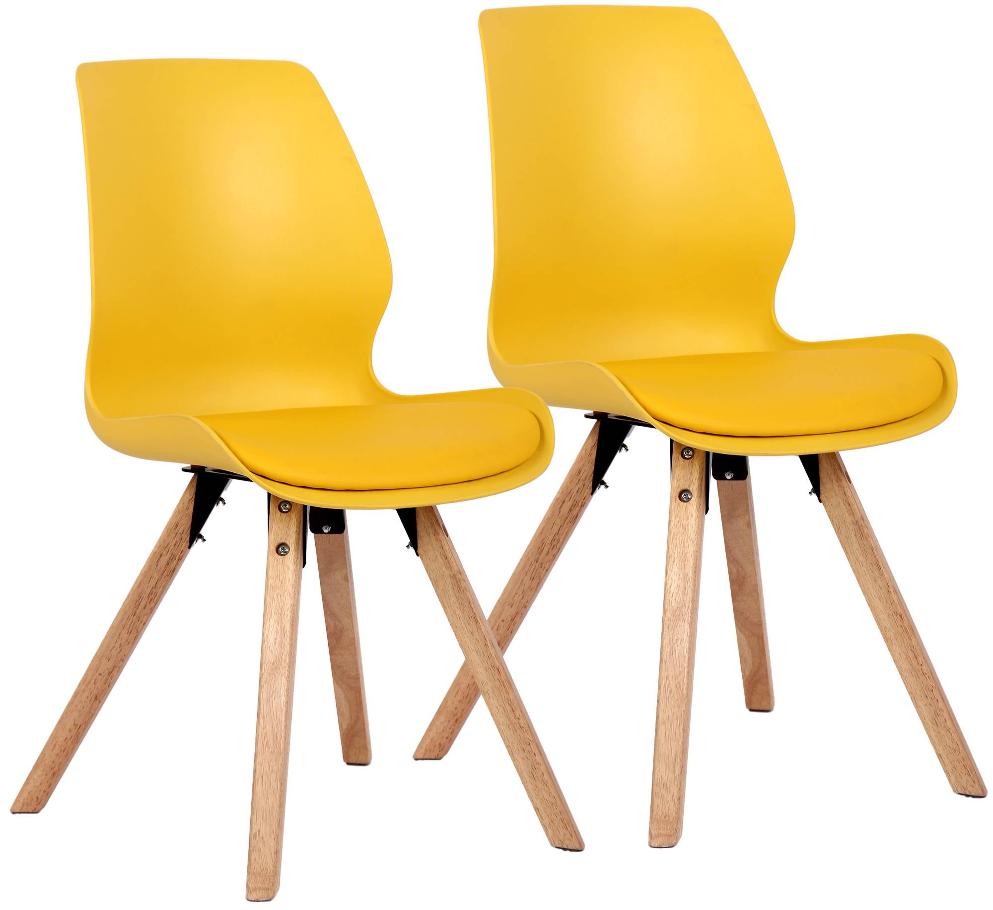Lot de 2 chaises de salle a manger Luna