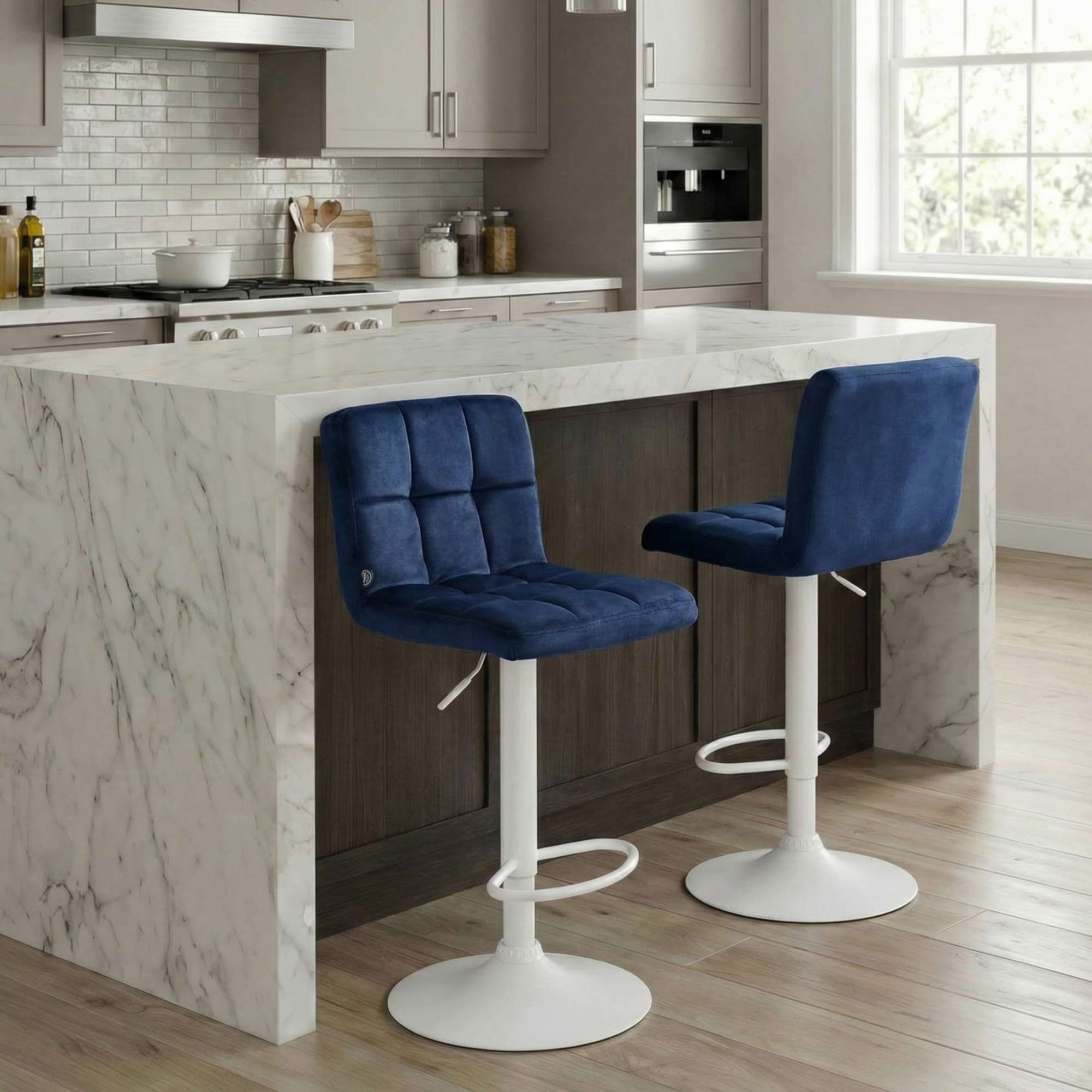 Tabouret de Bar Peru Velours