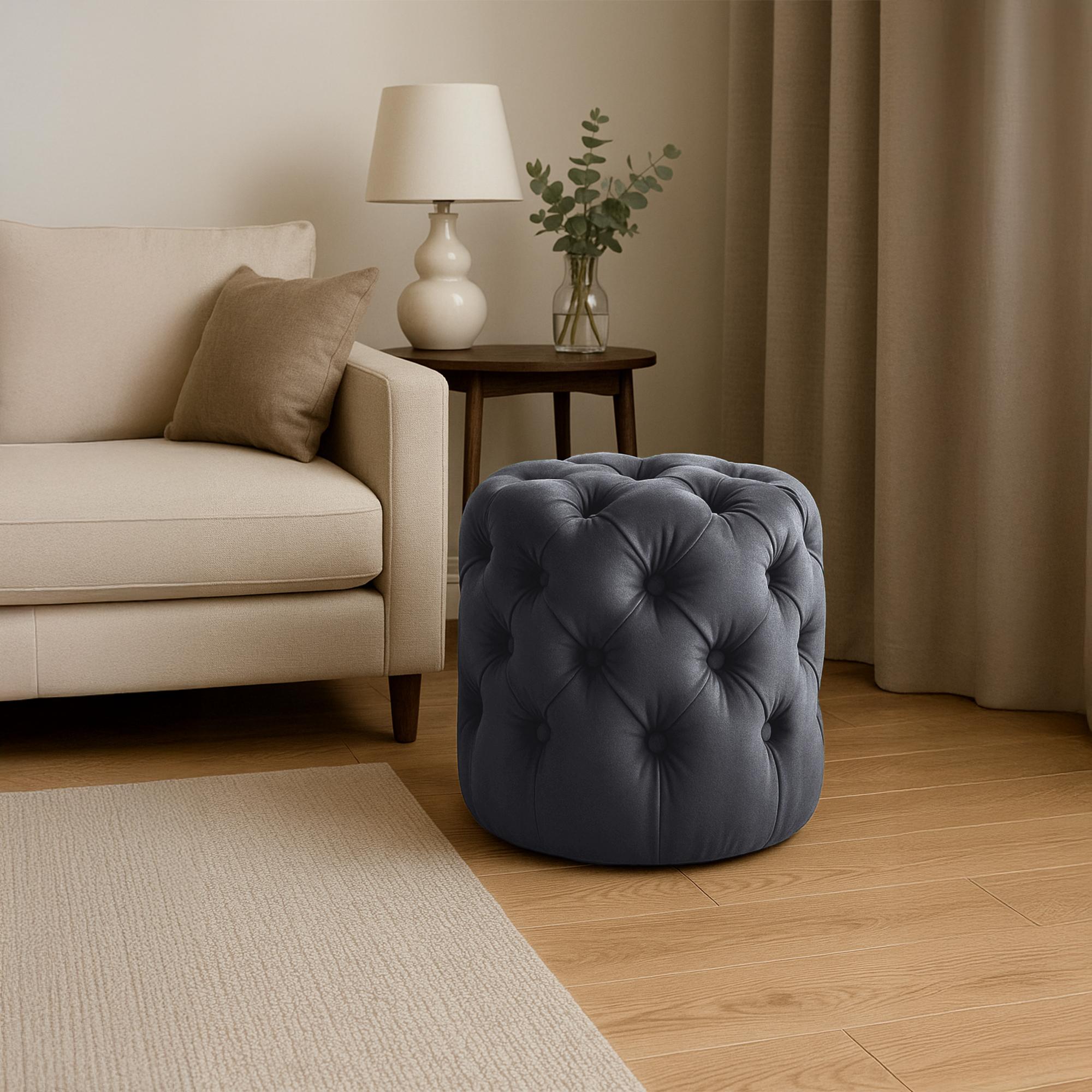 Tabouret Drancy Velours