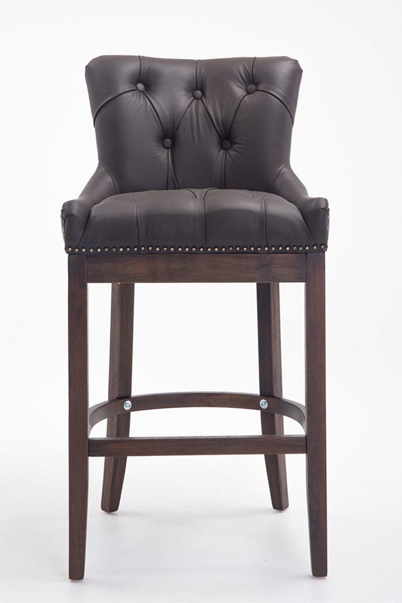 Lot de 2 Tabourets de bar Lakewood en véritable Cuir