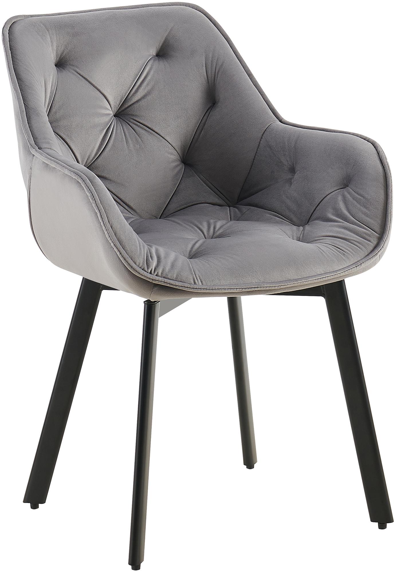Lot de 2 Chaises de Salle à Manger Pivotantes Antigo en Velours