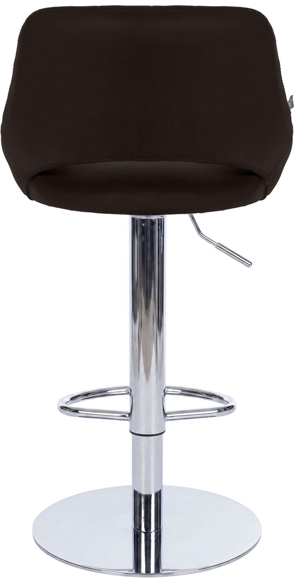 Lot de 2 tabourets de bar Milet chromés avec socles extra lourds