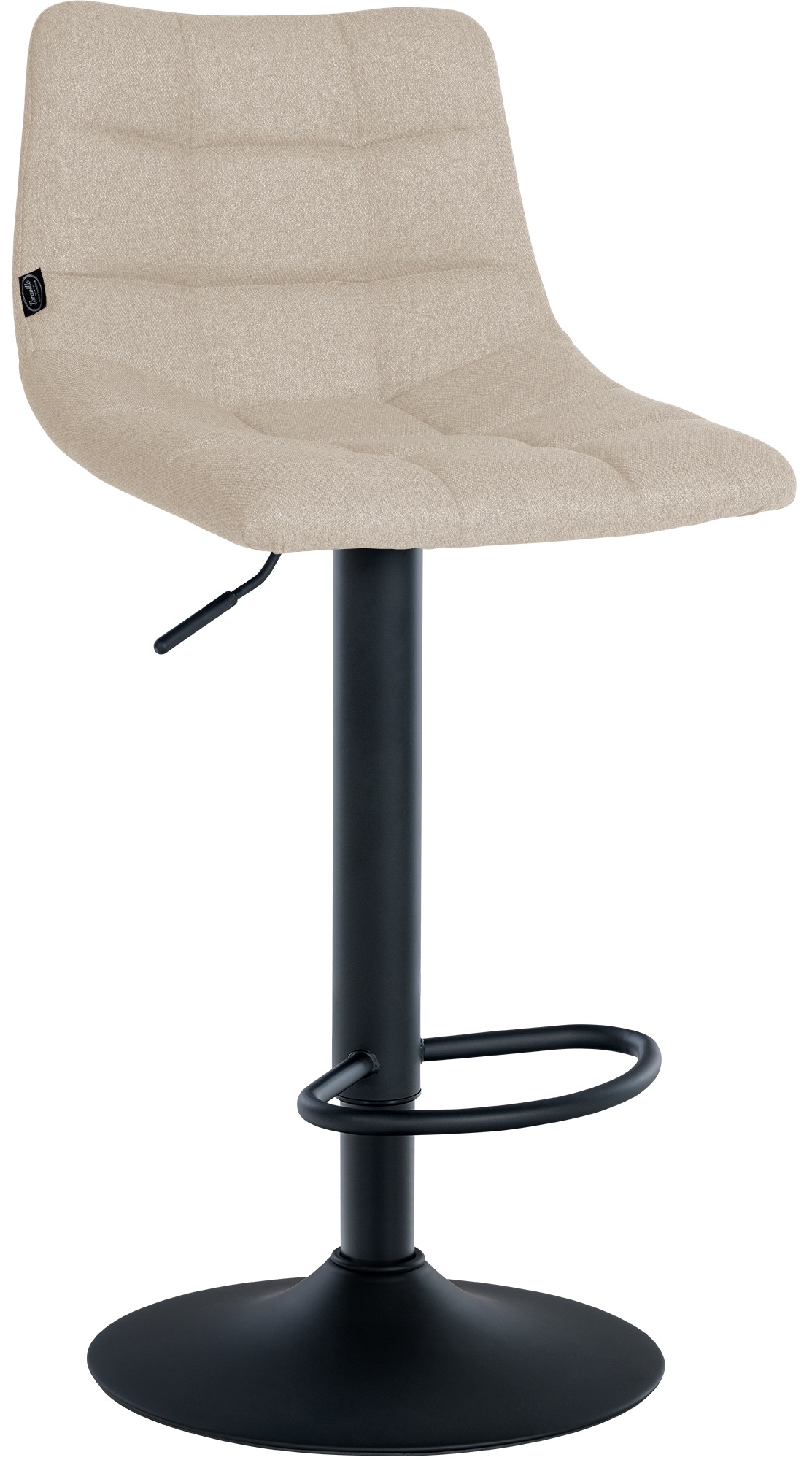 Lot de 2 tabourets de bar Jerry tissu