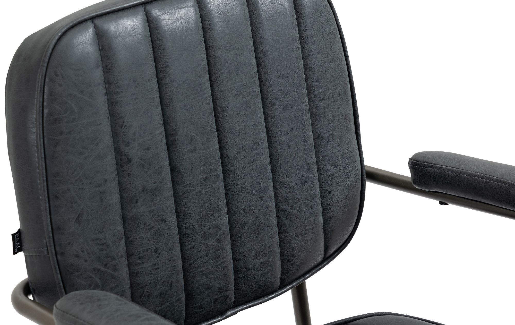 Fauteuil de bureau Retro Natrona en Similicuir ajustable et pivotant