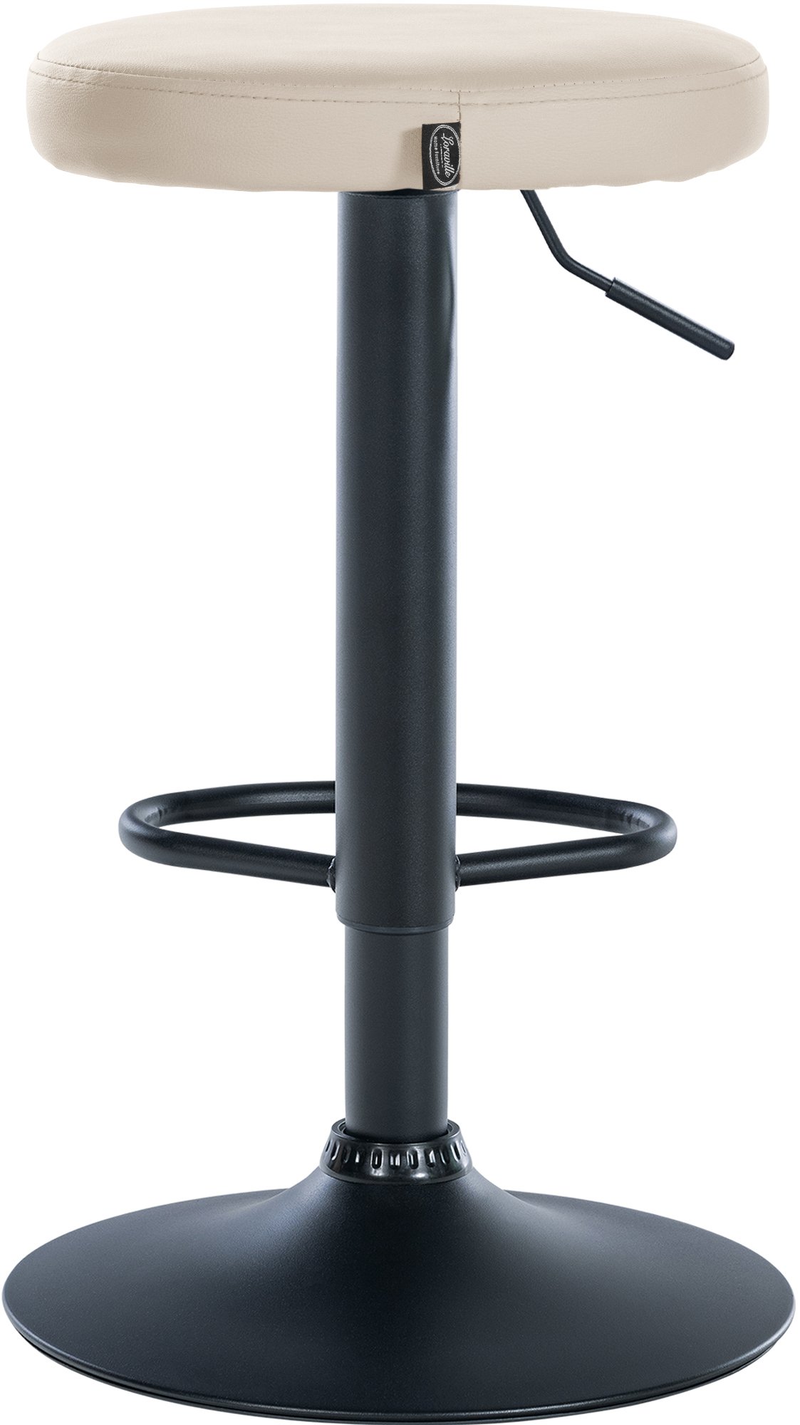 Lot de 2 tabourets de bar Ponte en similicuir