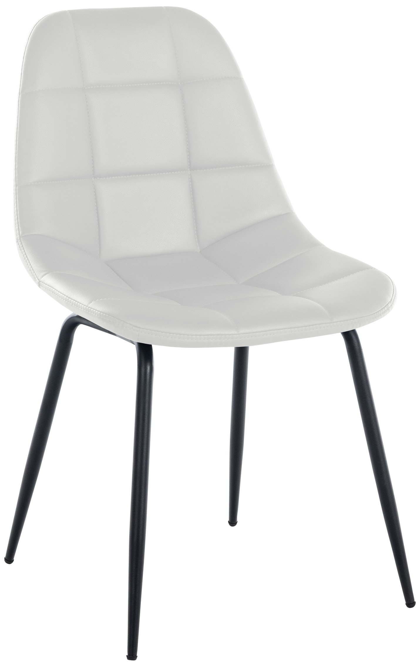 Chaise de salle à manger Tom avec Pieds en métal noir
