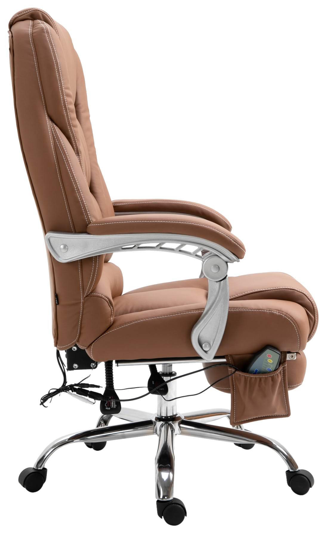 Fauteuil de bureau Pacific en similicuir avec une fonction massage