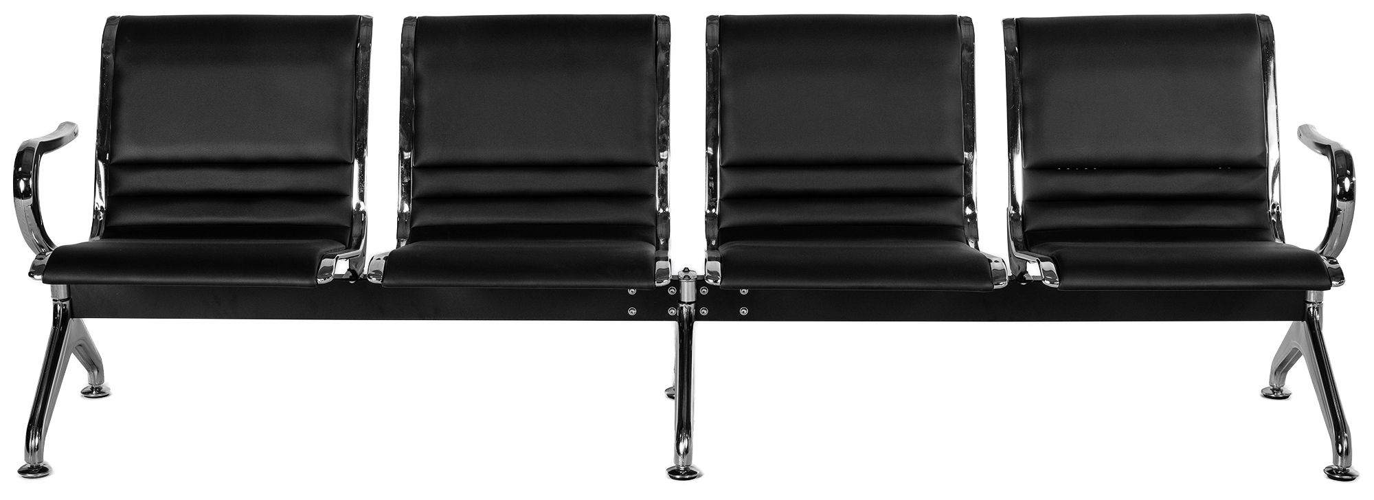 Banc d'attente Frankfurt - design moderne, assise confortable, montage facile, ideal pour halls et espaces publics