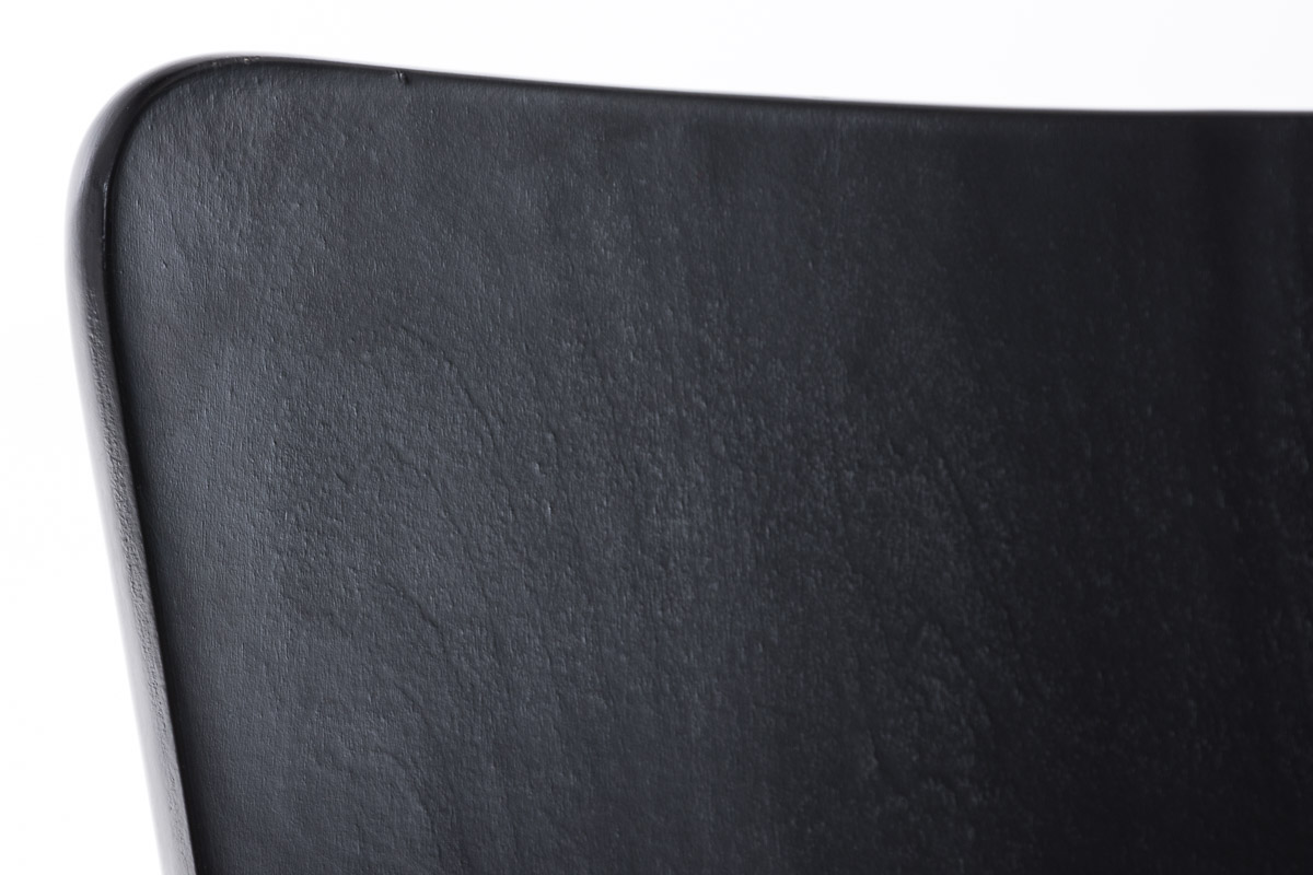 Lot de 2 chaises visiteur Aaron Noir