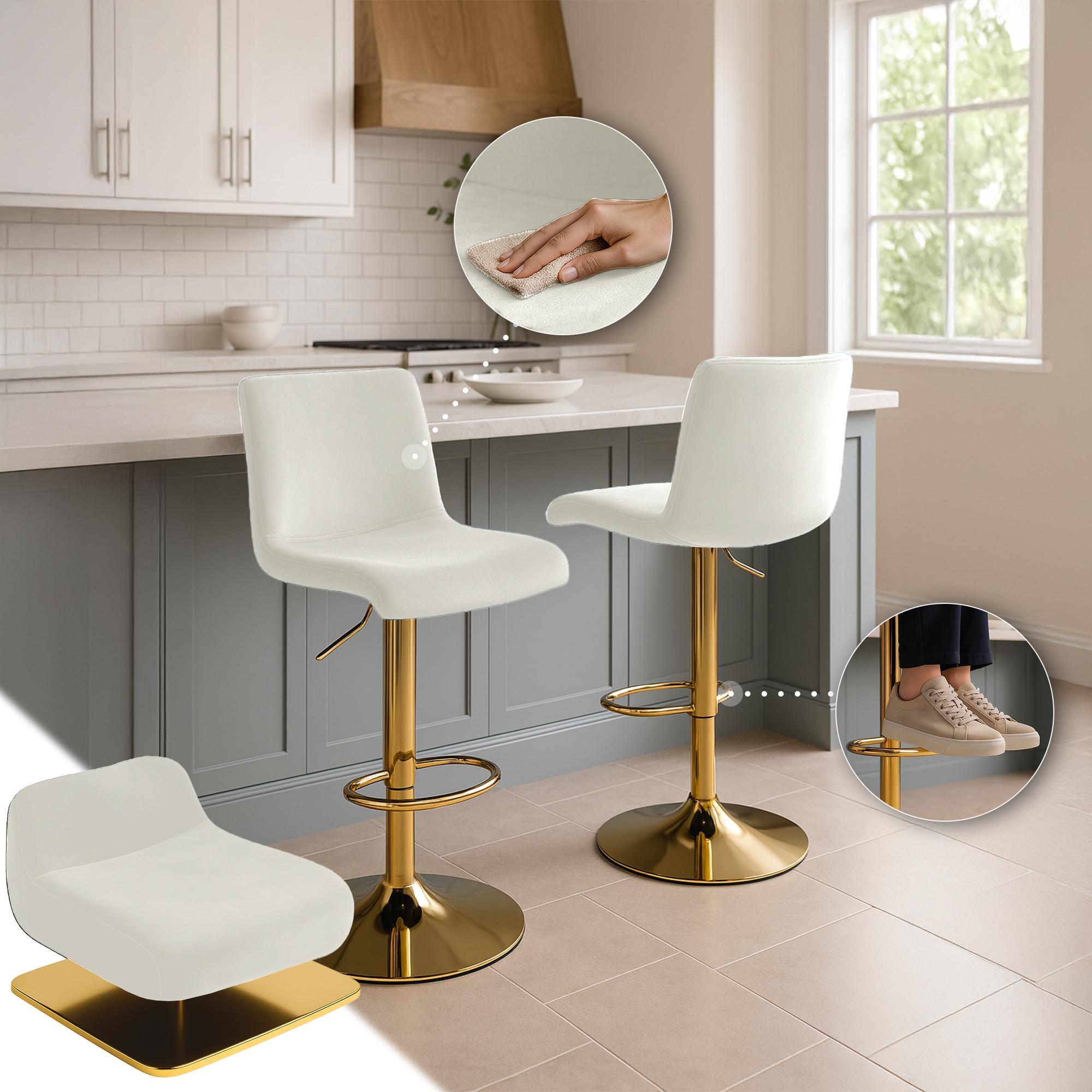 Tabouret de Bar Hover Velours