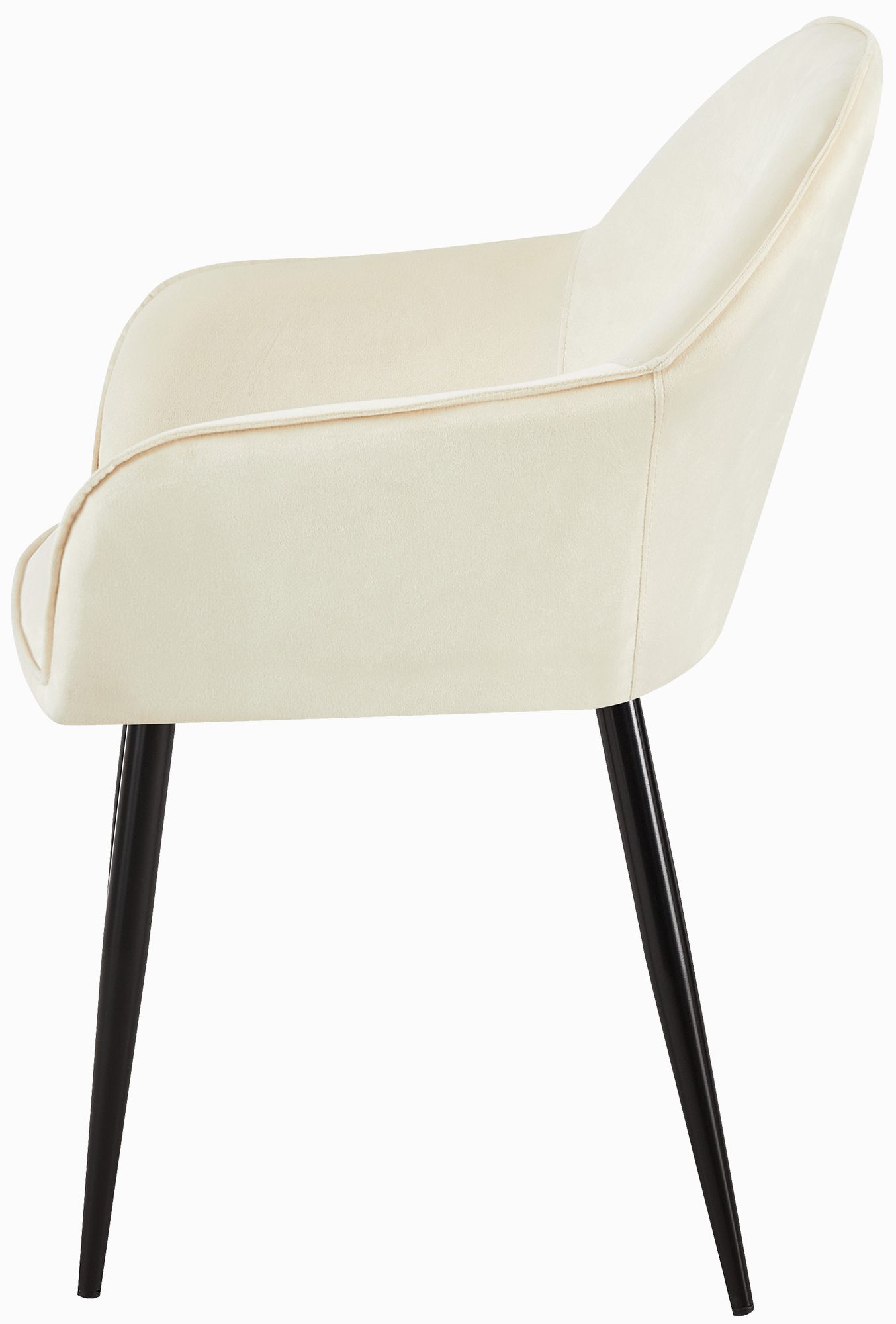 Chaise de salle à manger Boise velours