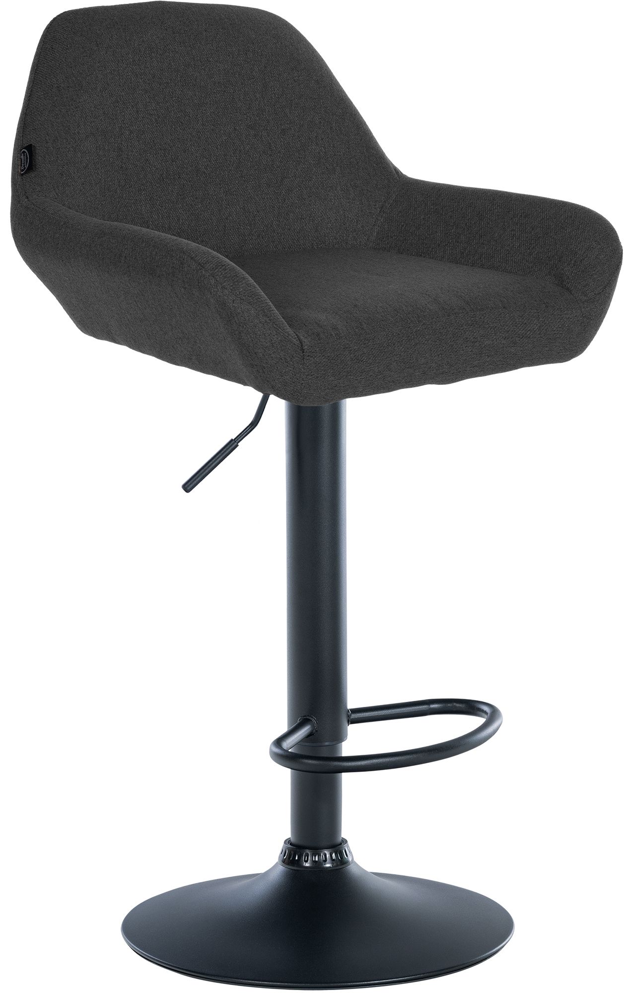 Lot de 2 tabourets de bar Braga en tissu