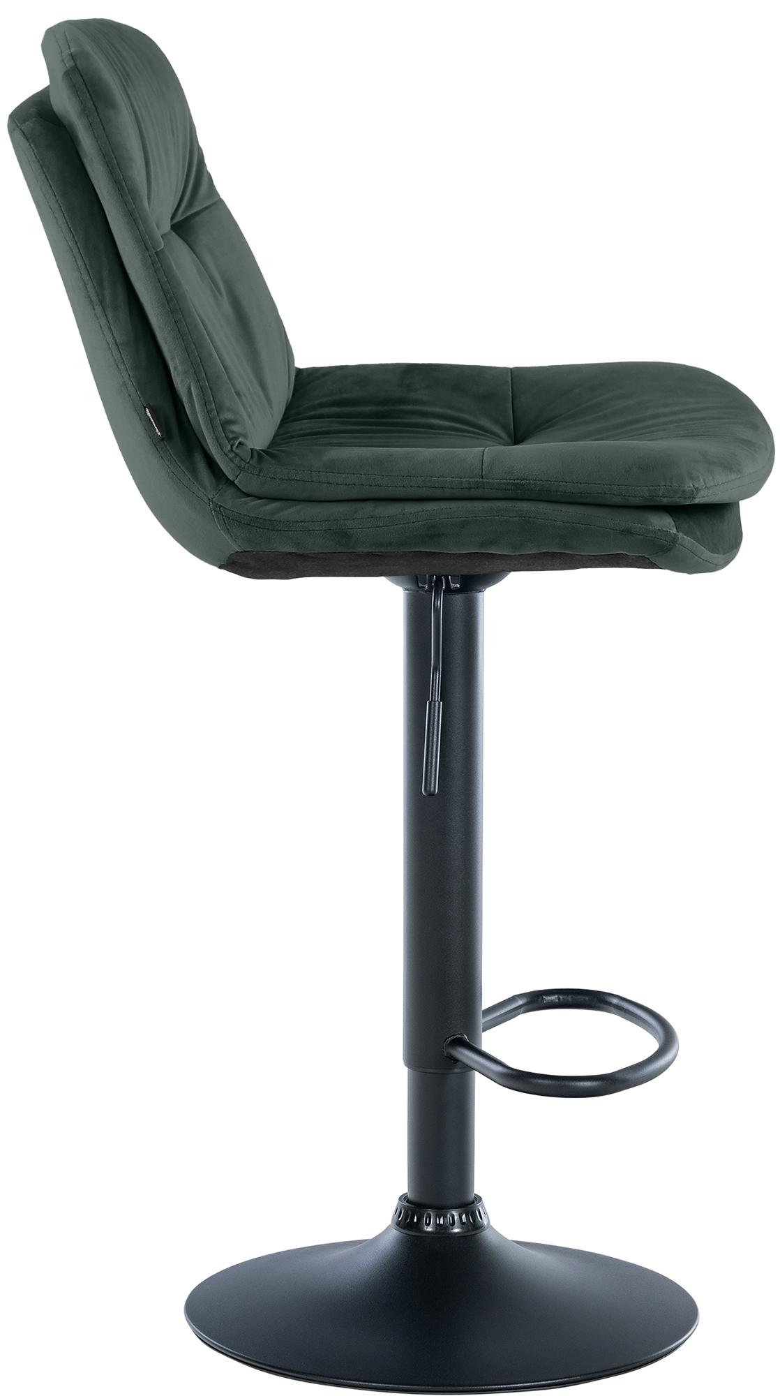 Tabouret de bar Laurel velours