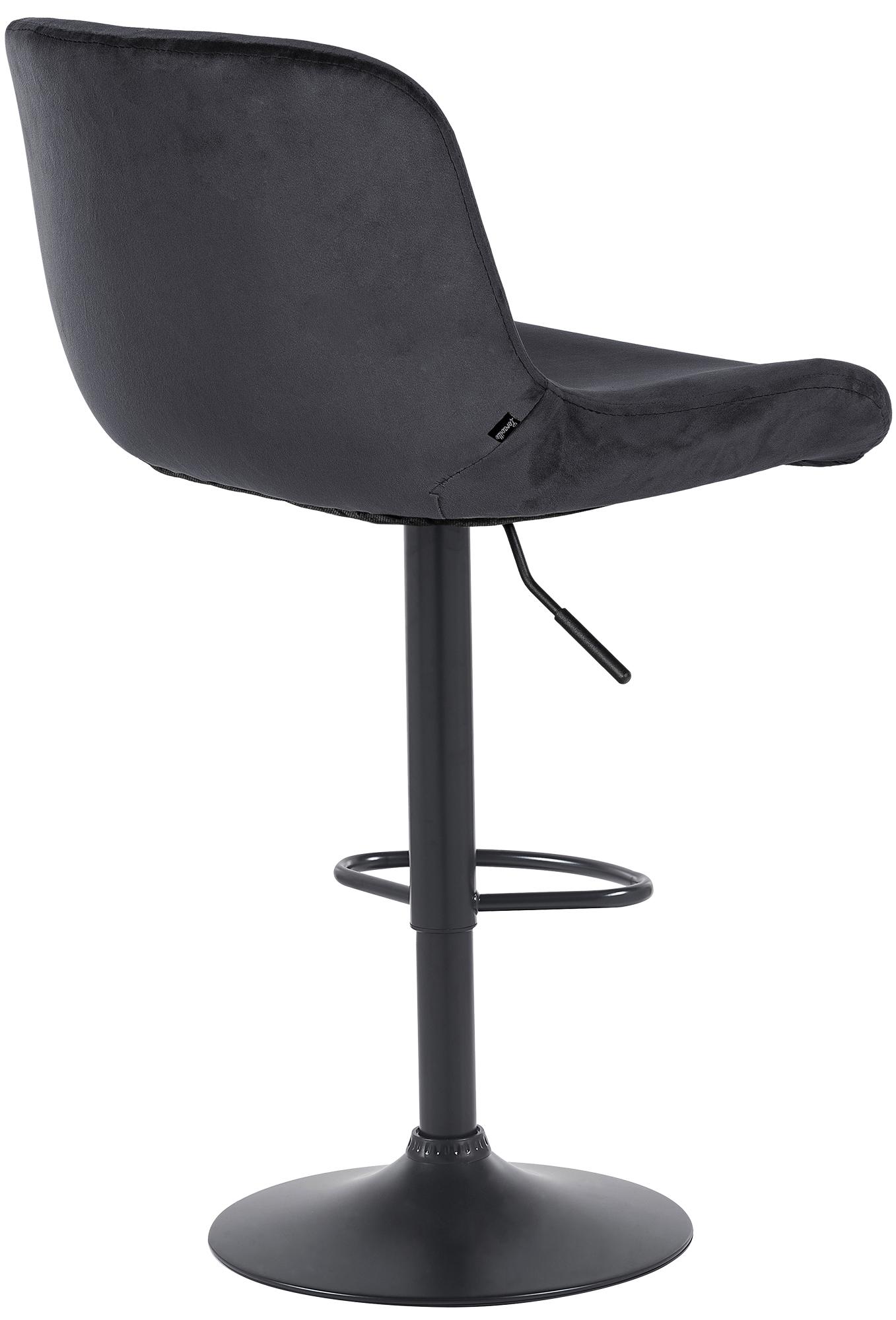 Lot de 2 tabourets de bar Solon noir