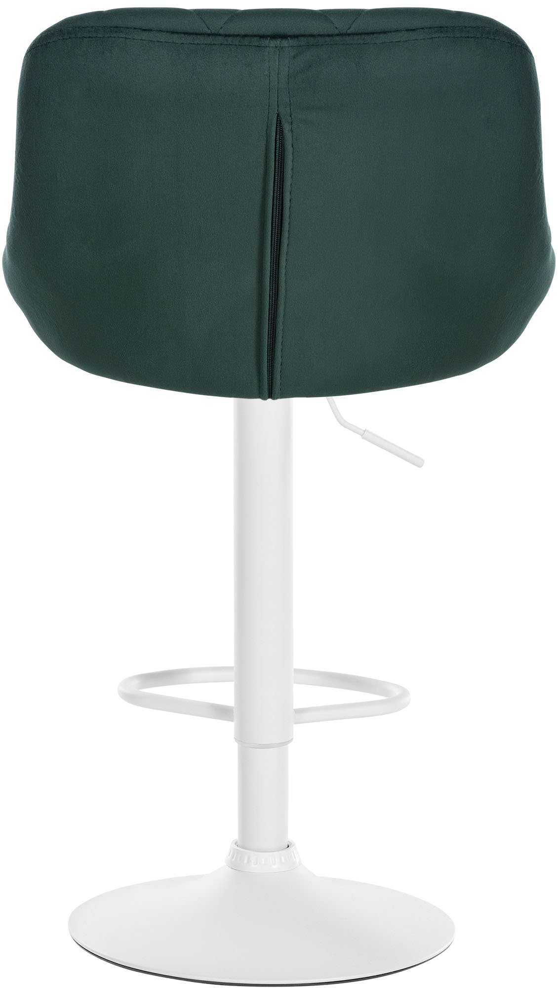 Lot de 2 tabourets de bar Lazio velours