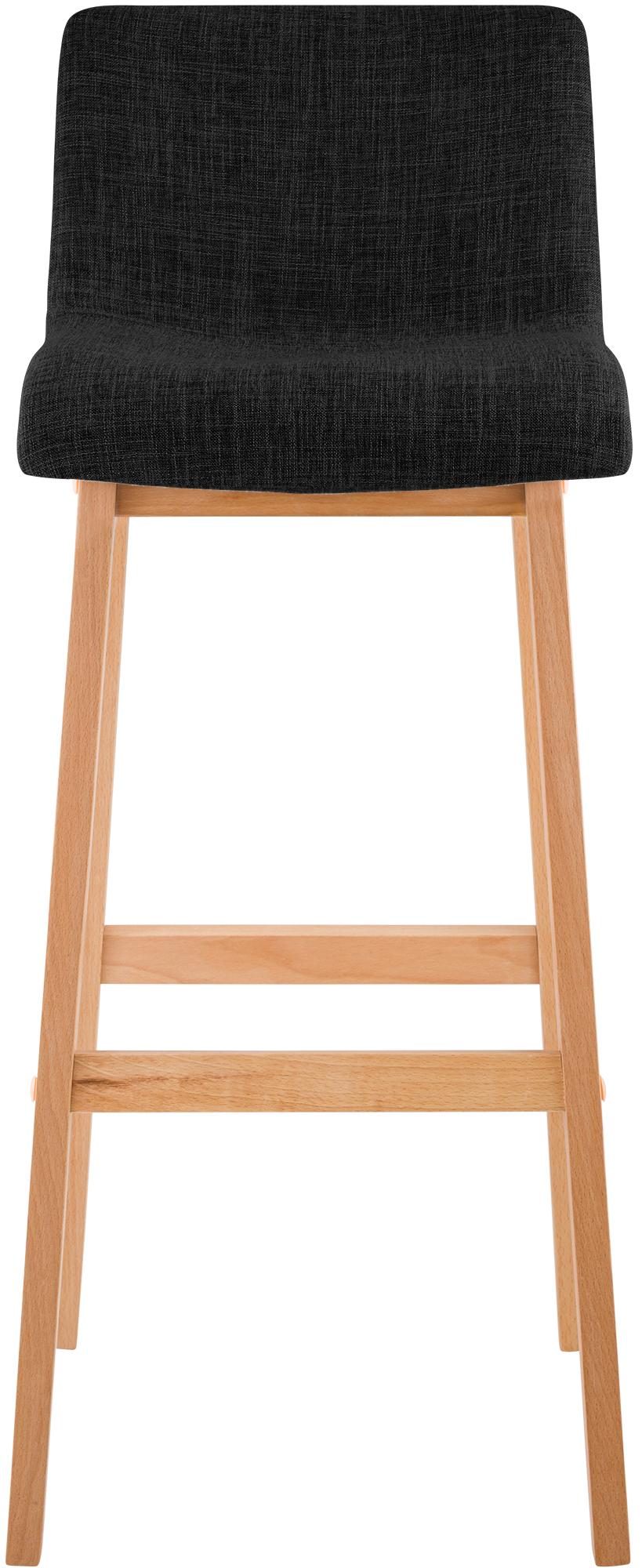 Tabouret de Bar Hover Tissu Piètement Quatre pieds Natura
