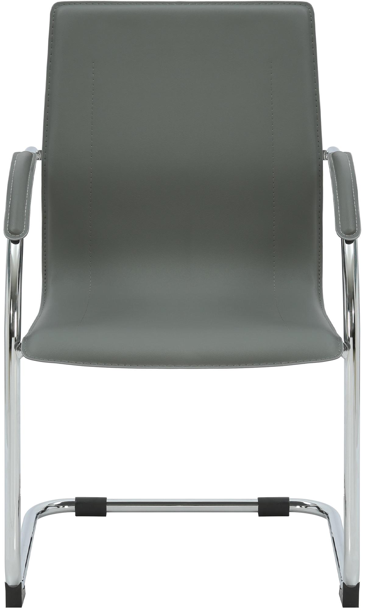 Chaise cantilever Noeleen en simili cuir