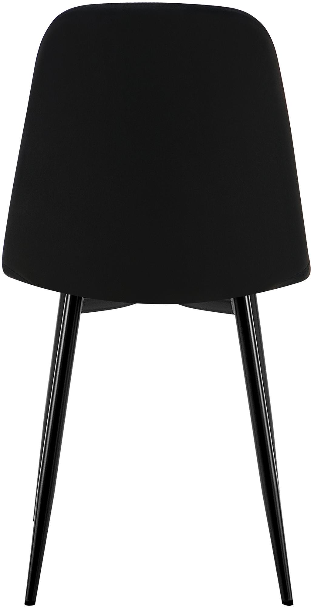 Lot de 4 chaises de salle à manger Baxter velours