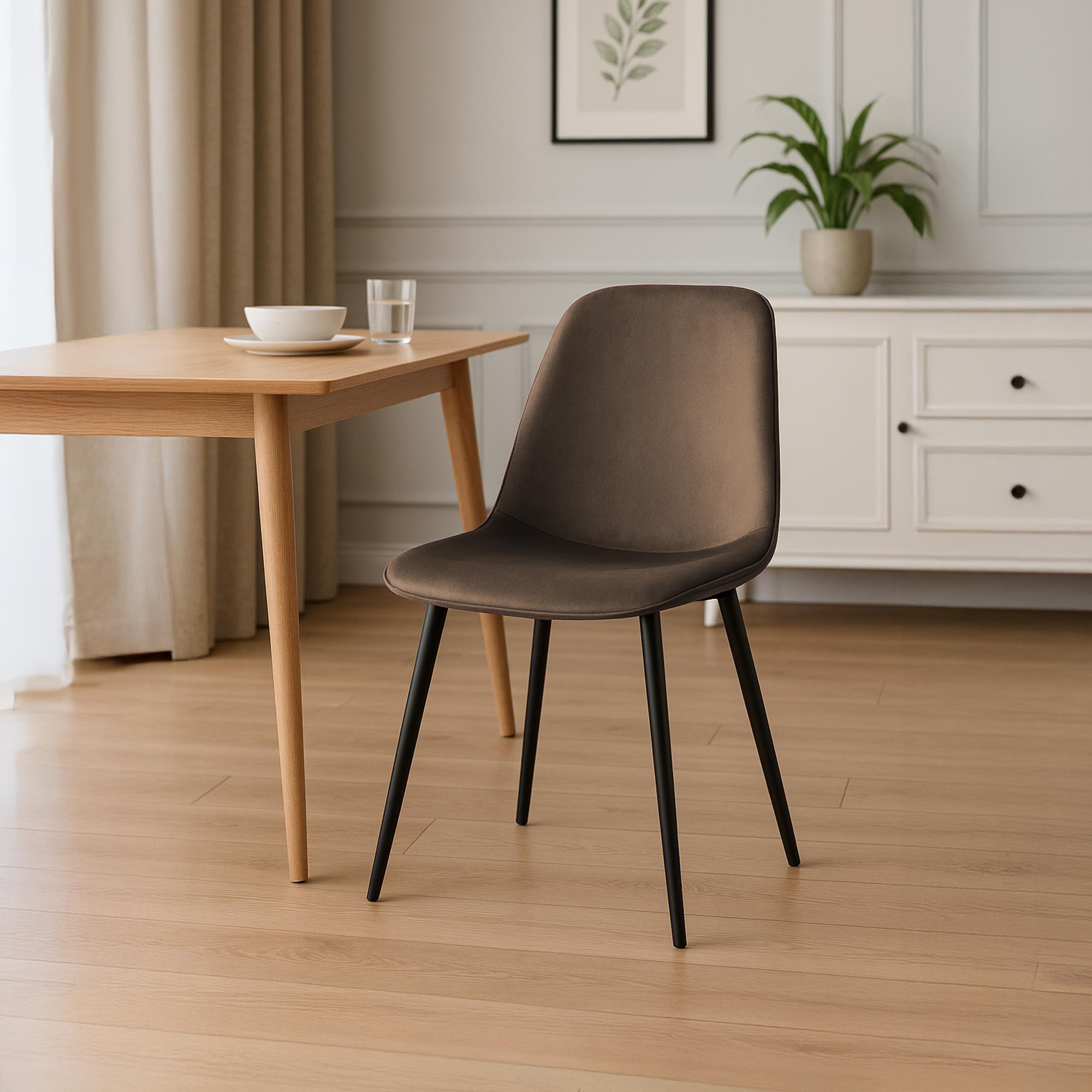 Lot de 2 chaises de salle à manger Maryam