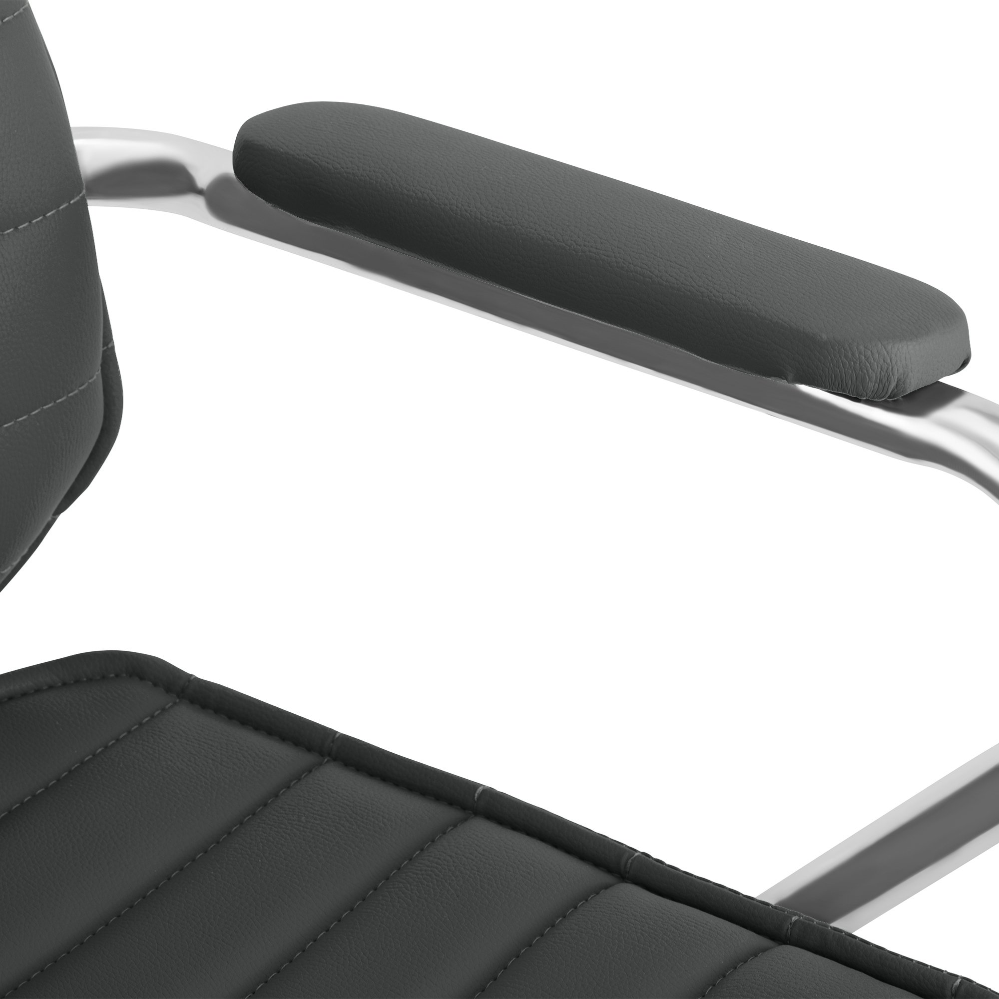Chaise de Bureau Rako en Cuir Synthétique