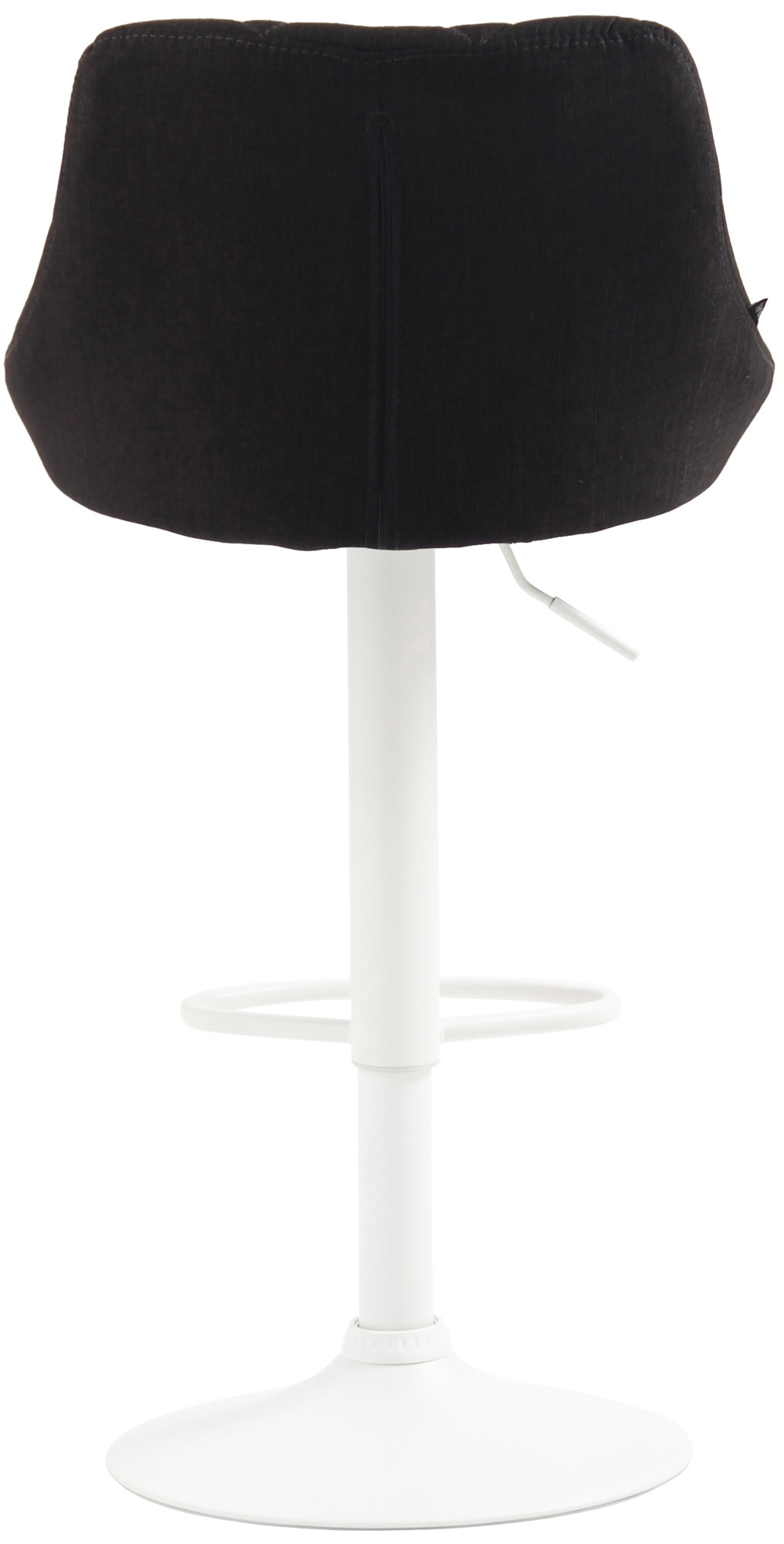 Tabouret de bar Lazio en Tissu Hauteur réglable siège pivotant