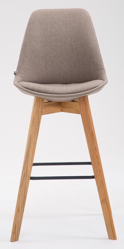 Lot de 2 tabourets de bar Metz en tissu