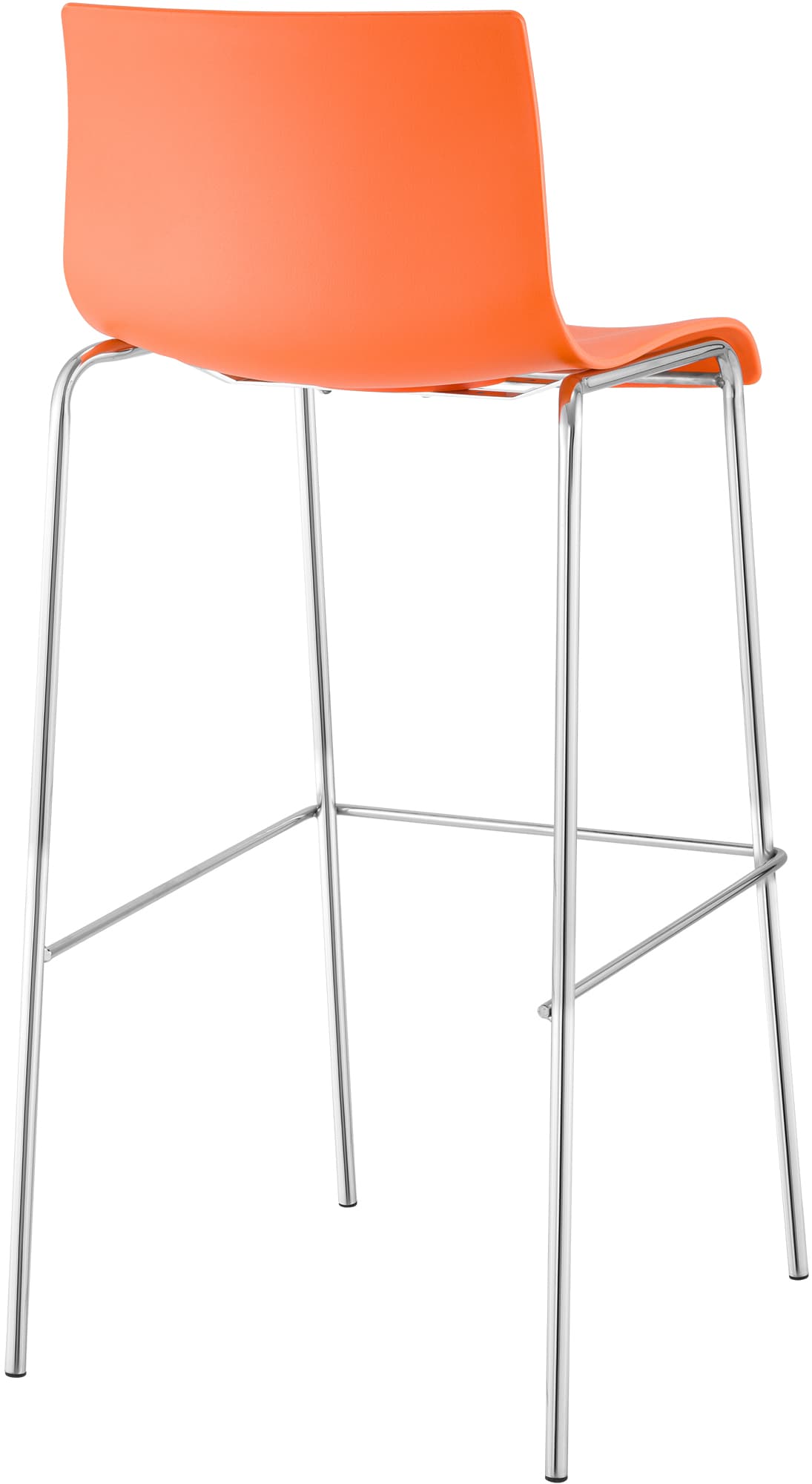 Lot de 2 tabourets de bar Hover en plastique